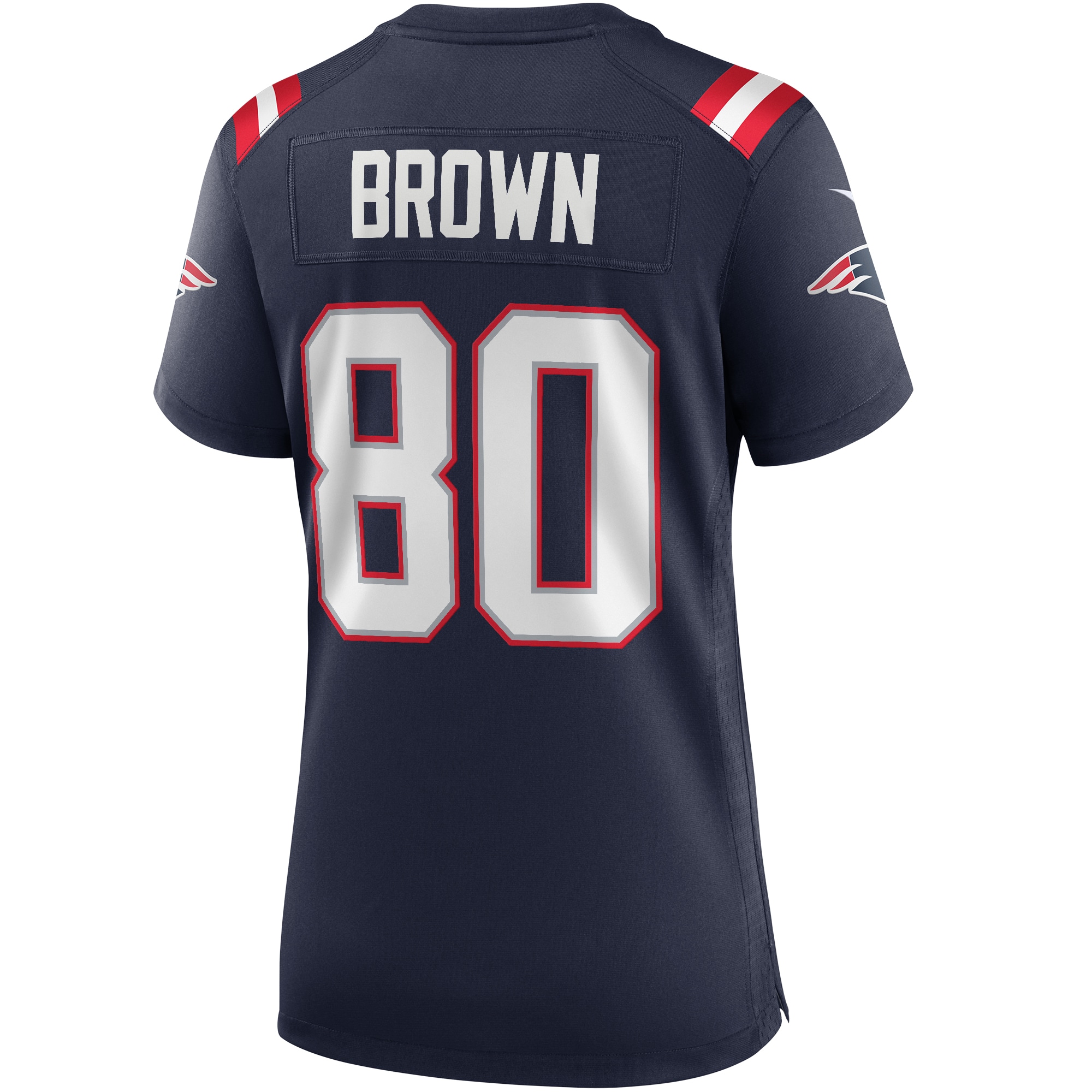 New England Patriots Troy Brown Navy Game Retired Player Jersey for Youth Women Men - Friend Lounge Store - Shop for All Things Jerseys Sports - PersonalJerseys