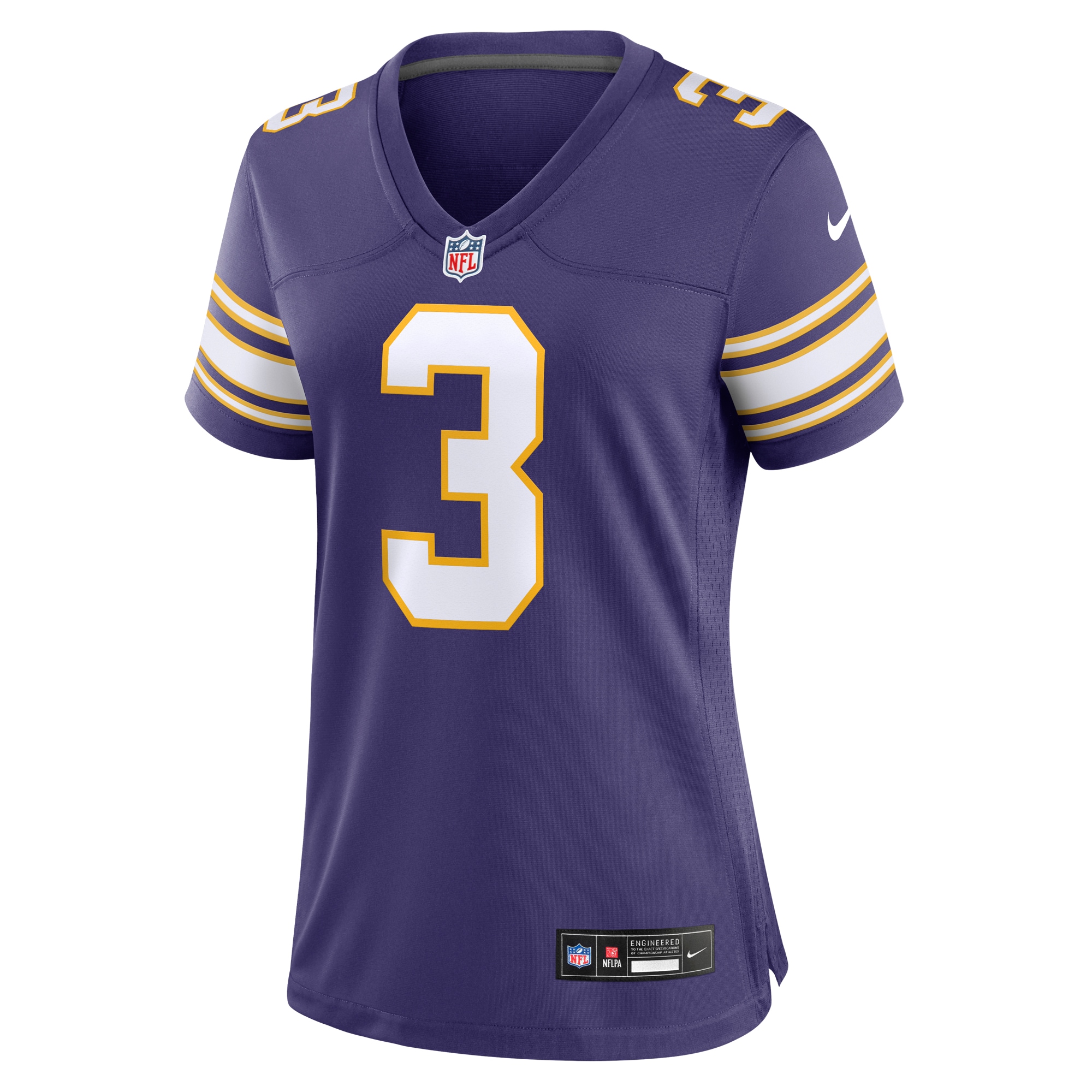 Jordans Addison Minnesota Vikings Nike Women's Classic Player Game Jersey - Purple - PersonalJerseys