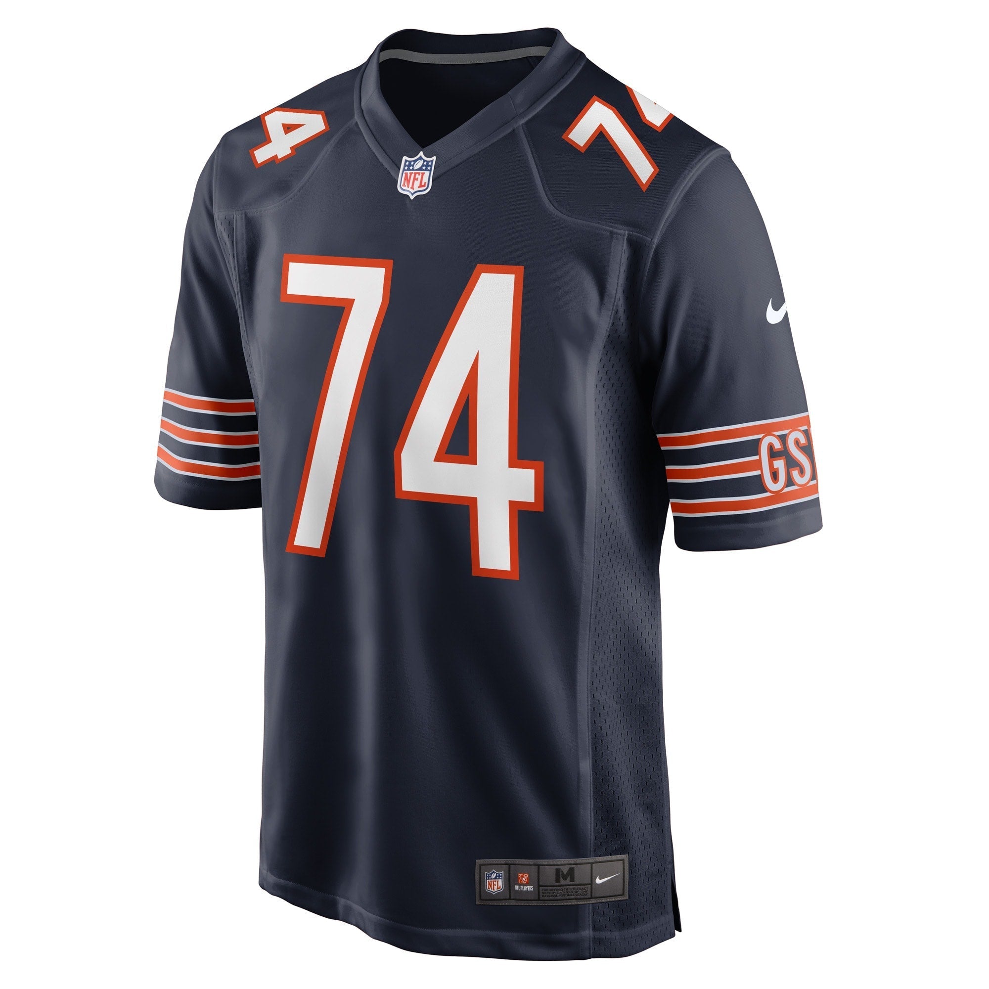 Men's Nike Zachary Thomas Navy Chicago Bears Game Player Jersey - PersonalJerseys