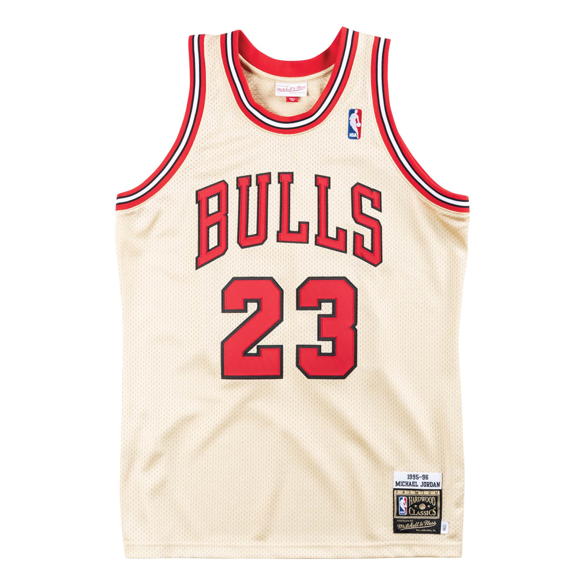 Premium Gold Jersey Chicago Bulls 1995-96 Michael Jordans - PersonalJerseys