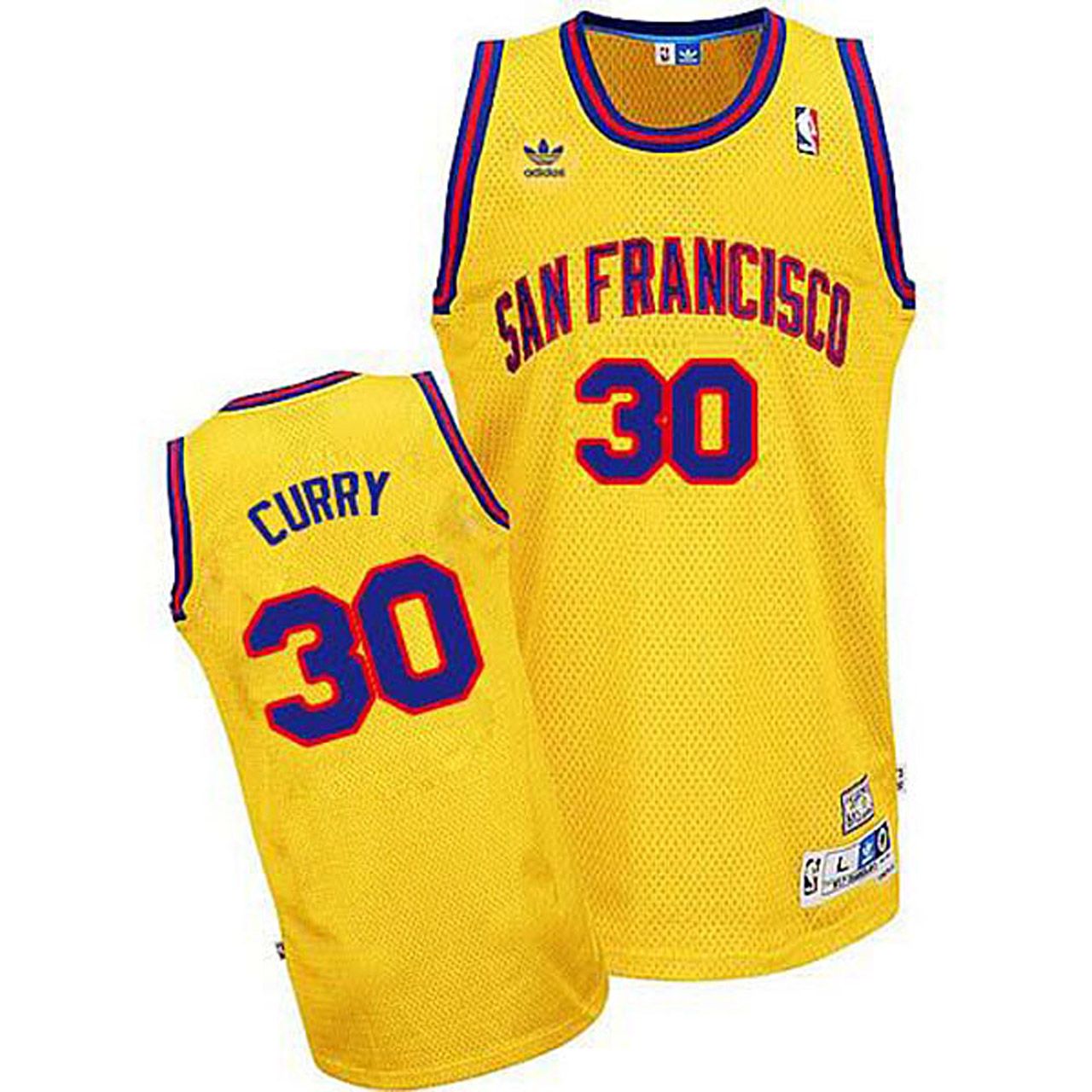 Male Stephen Curry San Francisco #30 Soul Swingman Hardwood Classics Throwback Gold Jersey - Friend Lounge Store - Shop for All Things Jerseys Sports - PersonalJerseys