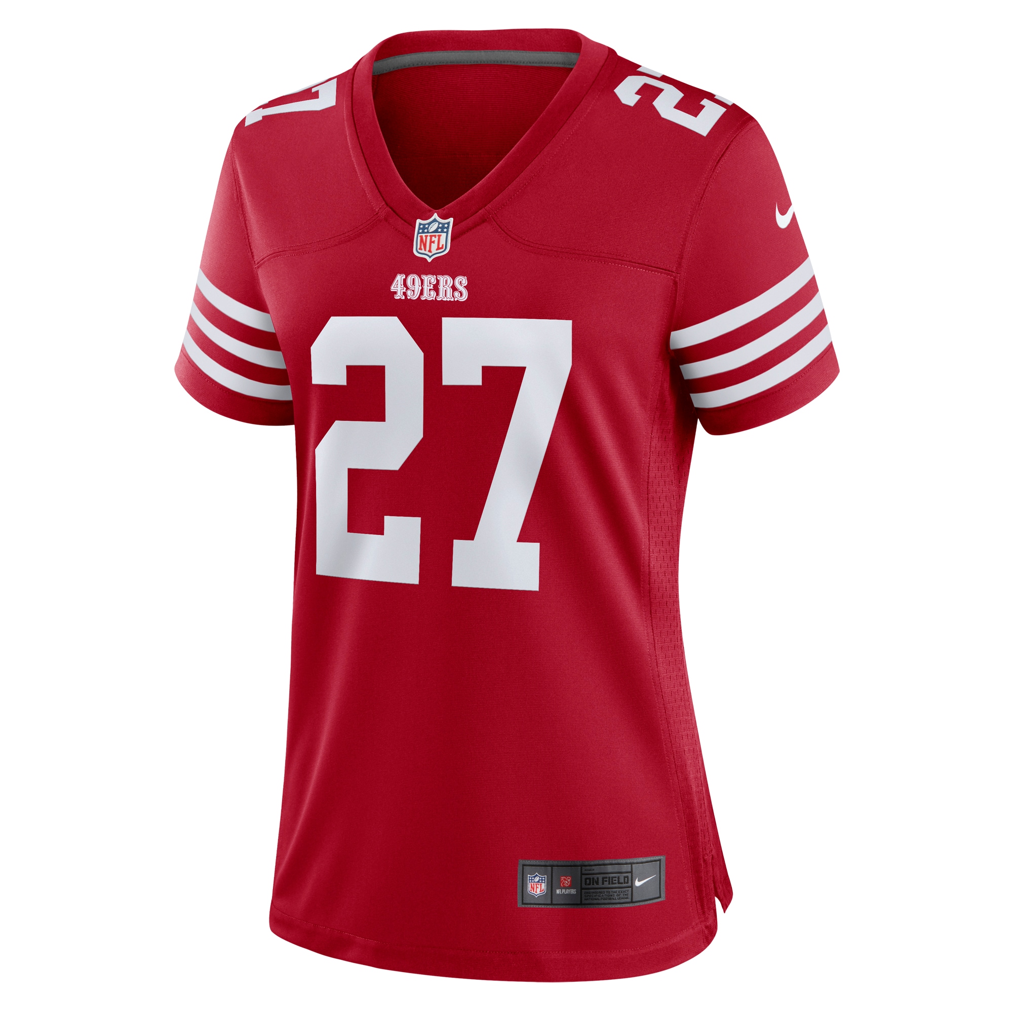 San Francisco 49ers Ji'Ayir Brown Scarlet Team Game Jersey for Youth Women Men - Friend Lounge Store - Shop for All Things Jerseys Sports - PersonalJerseys