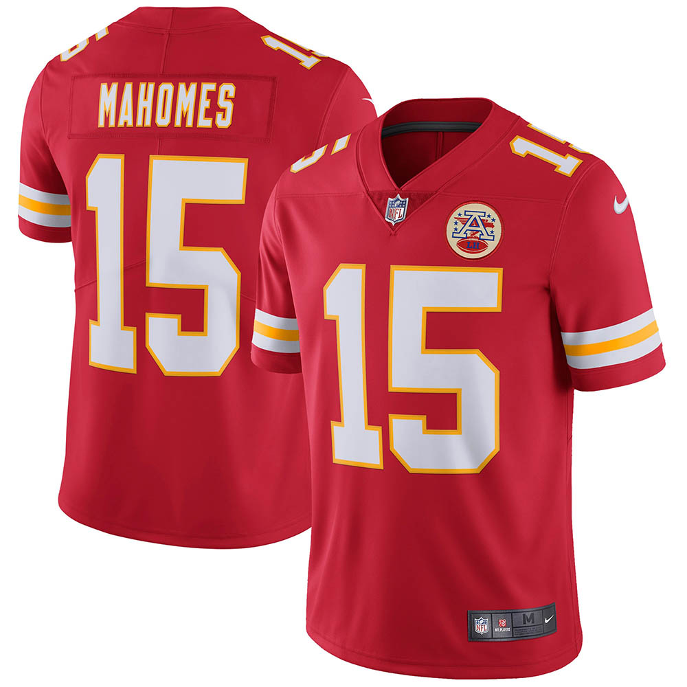 Men's Kansas City Chiefs Patrick Mahomes Vapor Untouchable Limited Jersey Red - PersonalJerseys