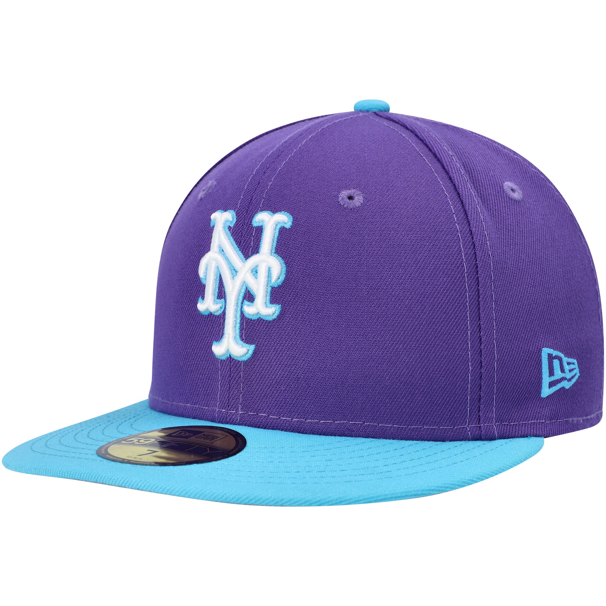 New York Mets New Era Vice 59FIFTY Fitted Hat - Purple - PersonalJerseys