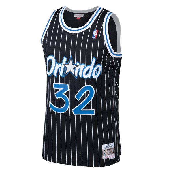 Men's Shaquille O'Neal Orlando Magic 1994-95 Black Swingman Replica Jersey By Mitchell & Ness - Sports Wear Jersey - PersonalJerseys