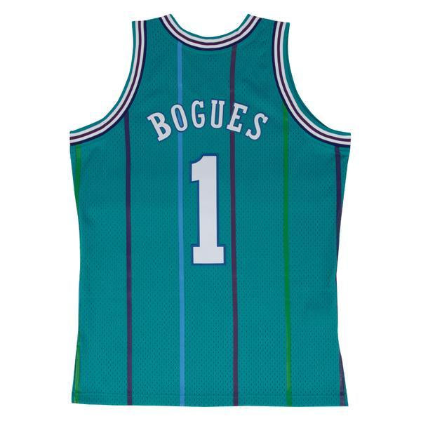 Men?ˉs Muggsy Bogues Charlotte Hornets 1992-93 Swingman Replica Jersey By Mitchell & Ness - PersonalJerseys