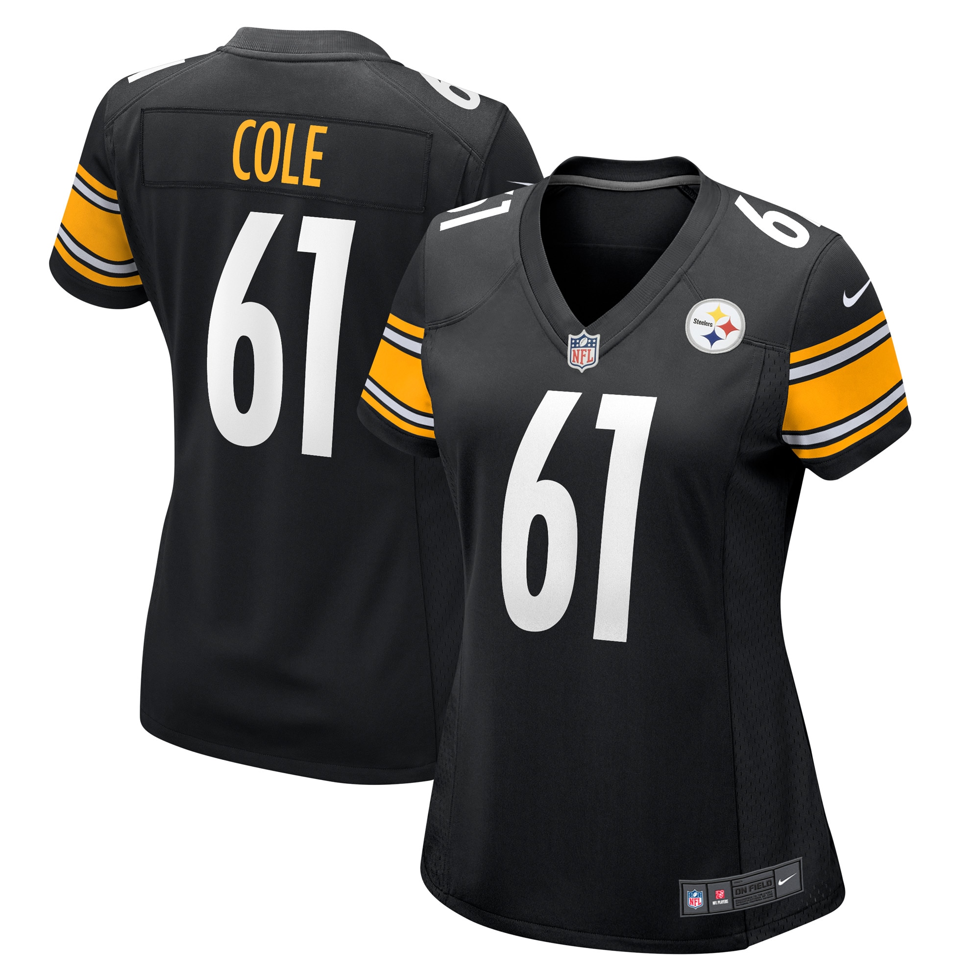 Mason Cole Pittsburgh Steelers Nike Women's Game Player Jersey - Black - PersonalJerseys