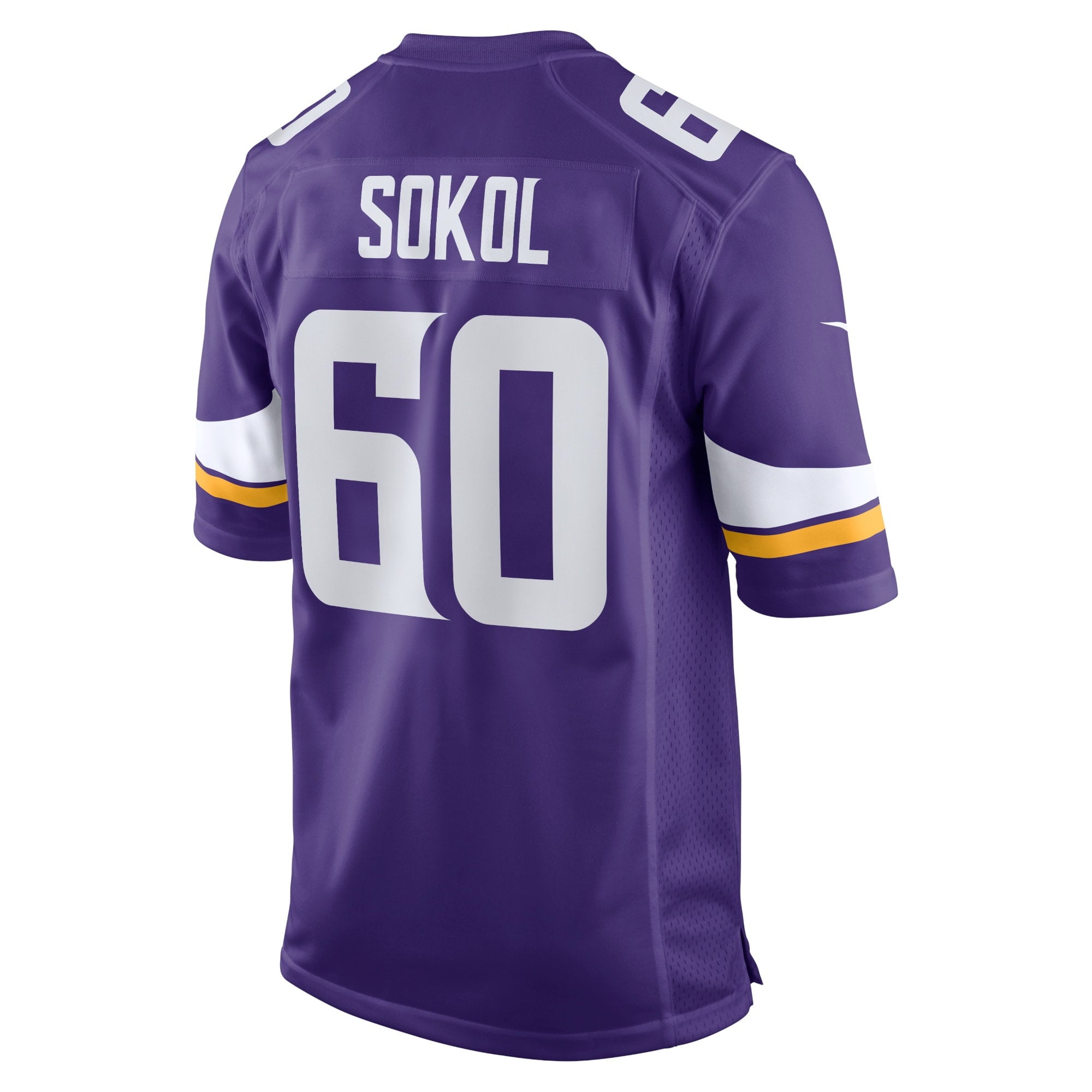 Men's Nike Josh Sokol Purple Minnesota Vikings Home Game Player Jersey - PersonalJerseys