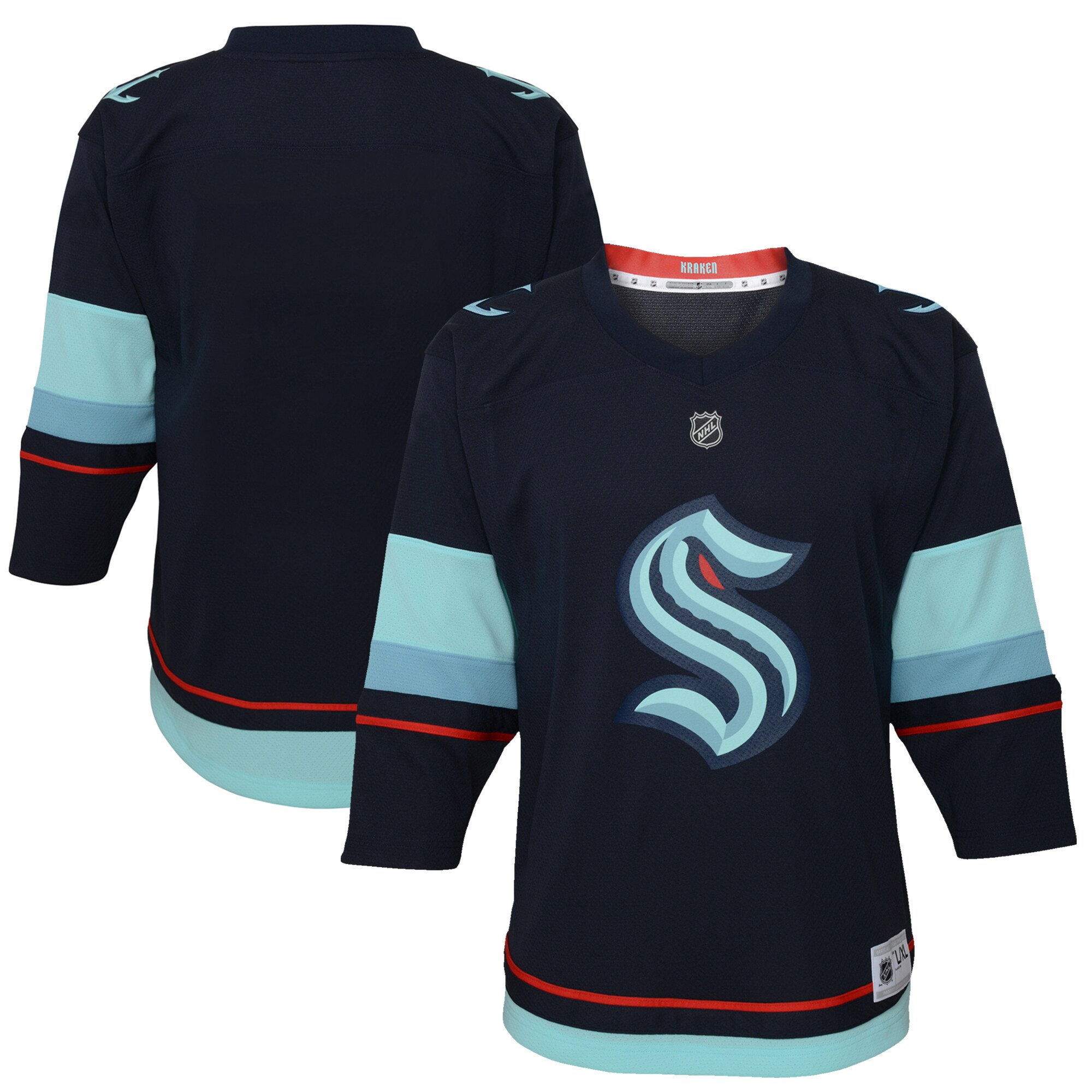 Seattle Kraken Infant Home Replica Jersey - Navy - PersonalJerseys