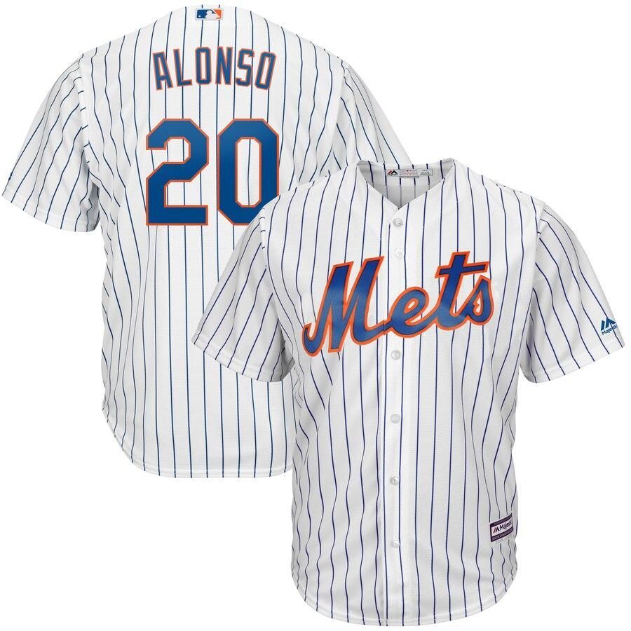 Pete Alonso New York Mets Majestic Home Official Cool Base Player Jersey - White - Friend Lounge Store - Shop for All Things Jerseys Sports - PersonalJerseys