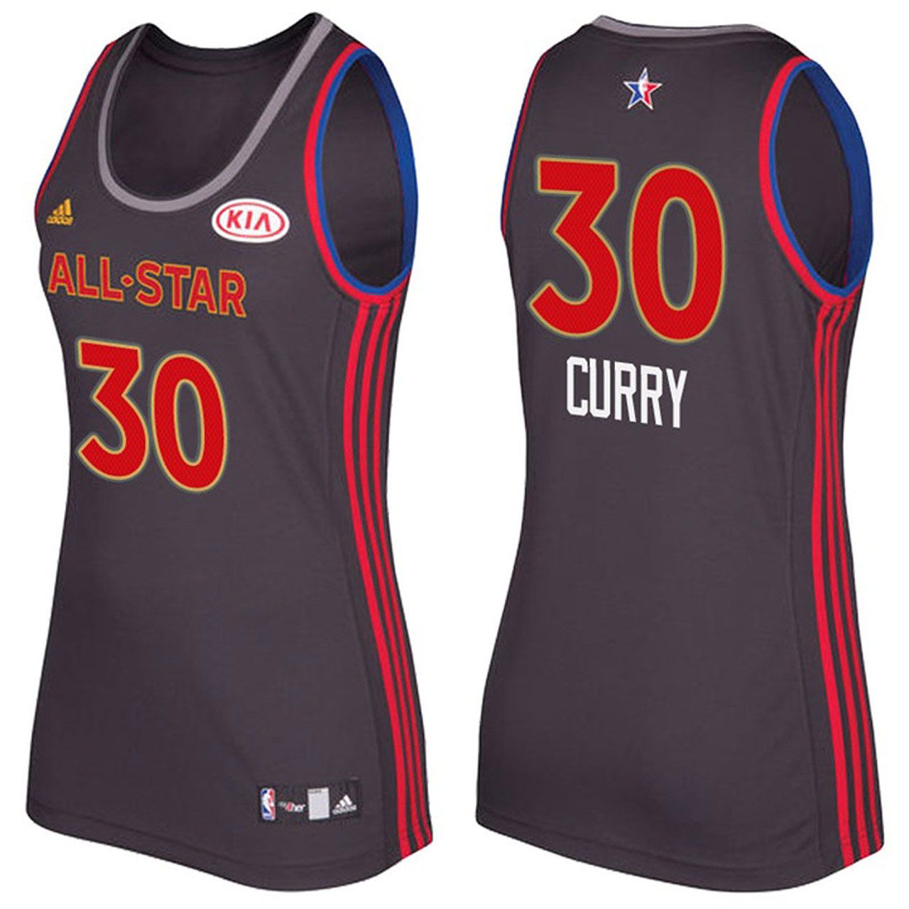 2017 All-Star Women Warriors Stephen Curry #30 Western Conference Charcoal Jersey - Friend Lounge Store - Shop for All Things Jerseys Sports - PersonalJerseys