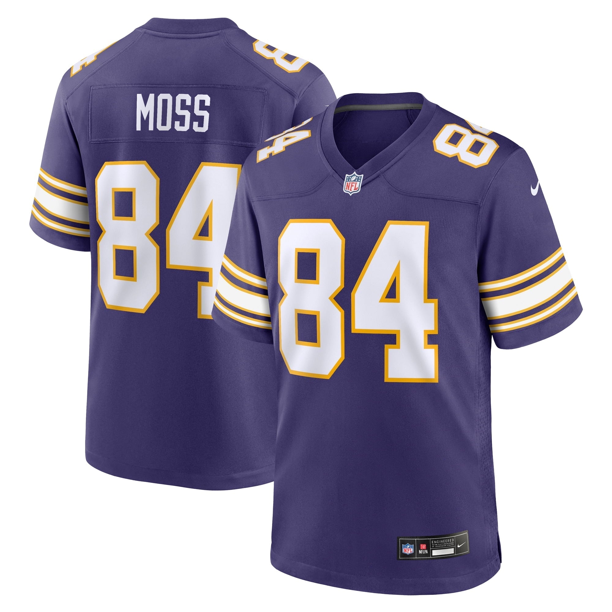 Men's Nike Randy Moss Purple Minnesota Vikings Classic Retired Player Game Jersey - PersonalJerseys