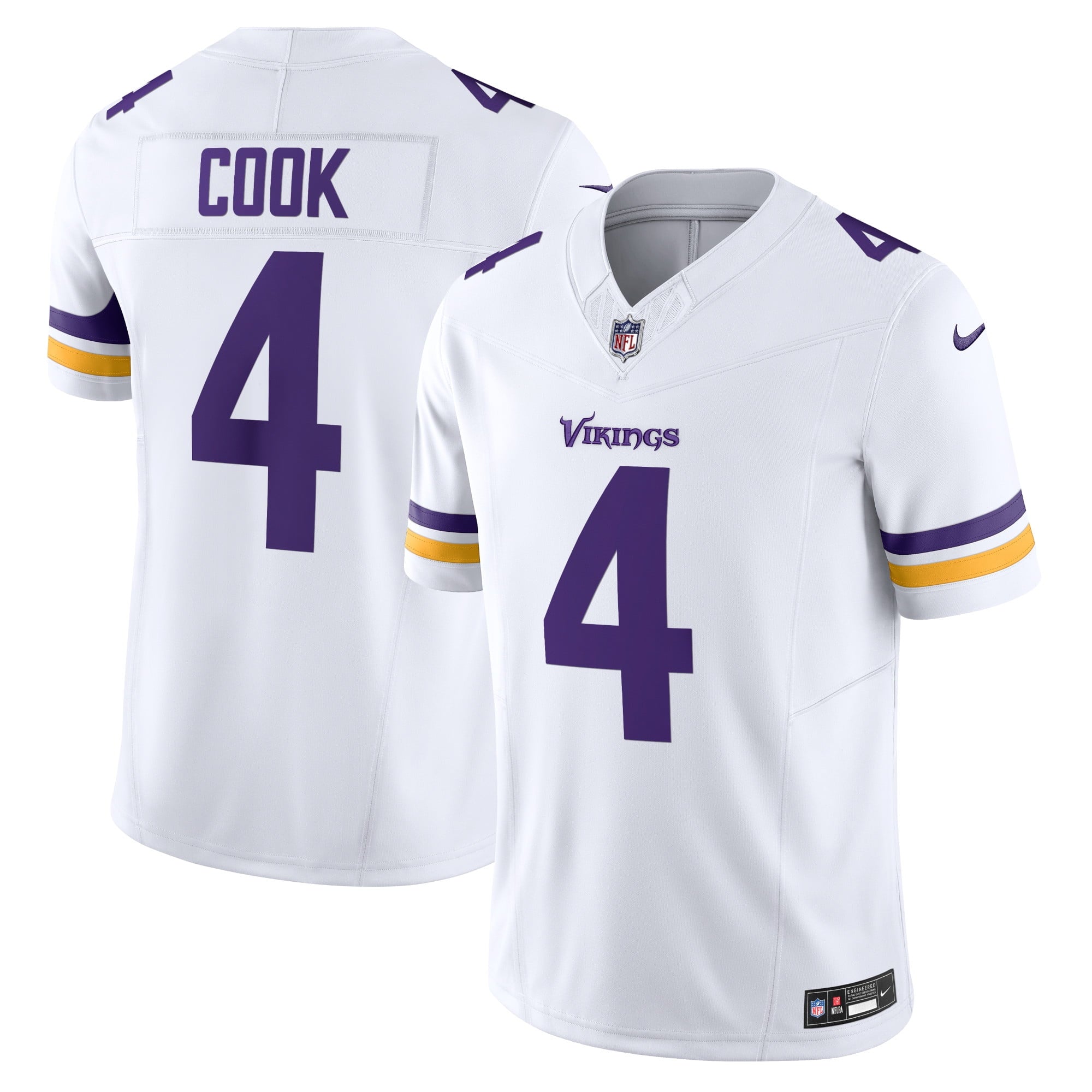 Men's Nike Dalvin Cook White Minnesota Vikings Vapor F.U.S.E. Limited Jersey - PersonalJerseys