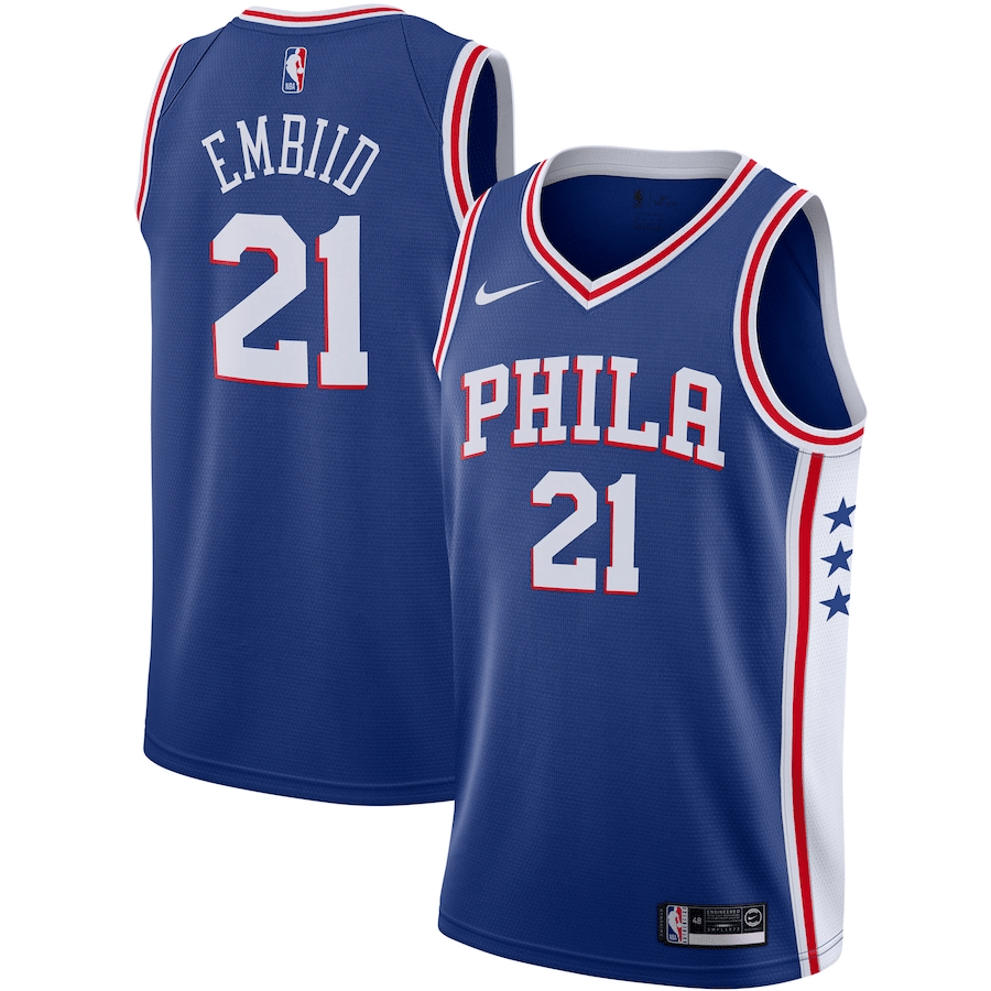 Joel Embiid Philadelphia 76ers 20192020 Swingman Jersey - Icon Edition - Royal - Friend Lounge Store - Shop for All Things Jerseys Sports - PersonalJerseys
