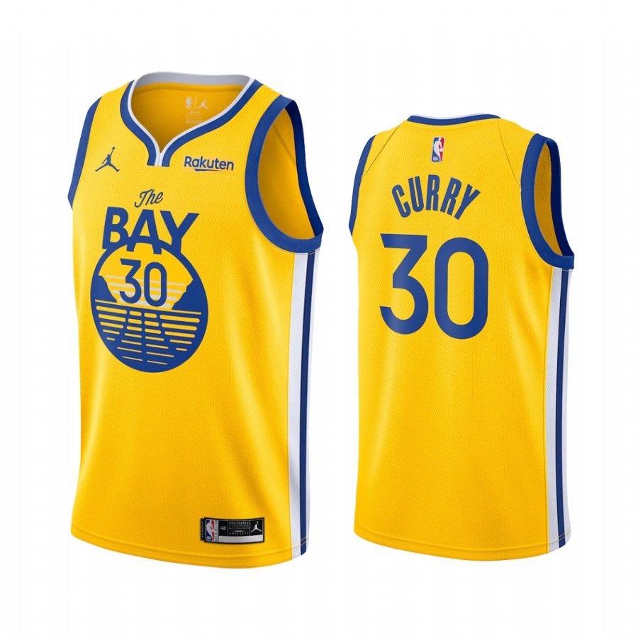 2020-21 Golden State Warriors Stephen Curry Statement Edition Gold #30 Jersey Career High - Friend Lounge Store - Shop for All Things Jerseys Sports - PersonalJerseys