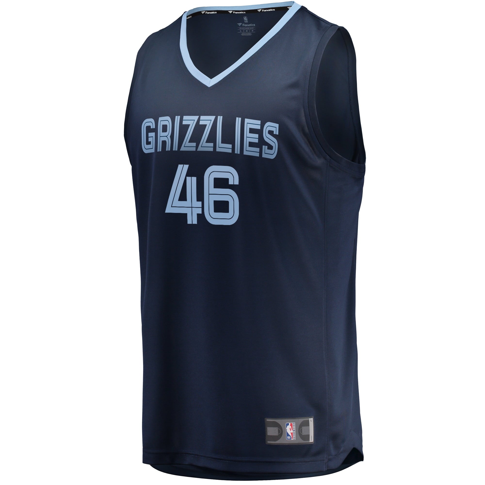 Men's Fanatics Branded John Konchar Navy Memphis Grizzlies Fast Break Replica Jersey - Icon Edition - PersonalJerseys