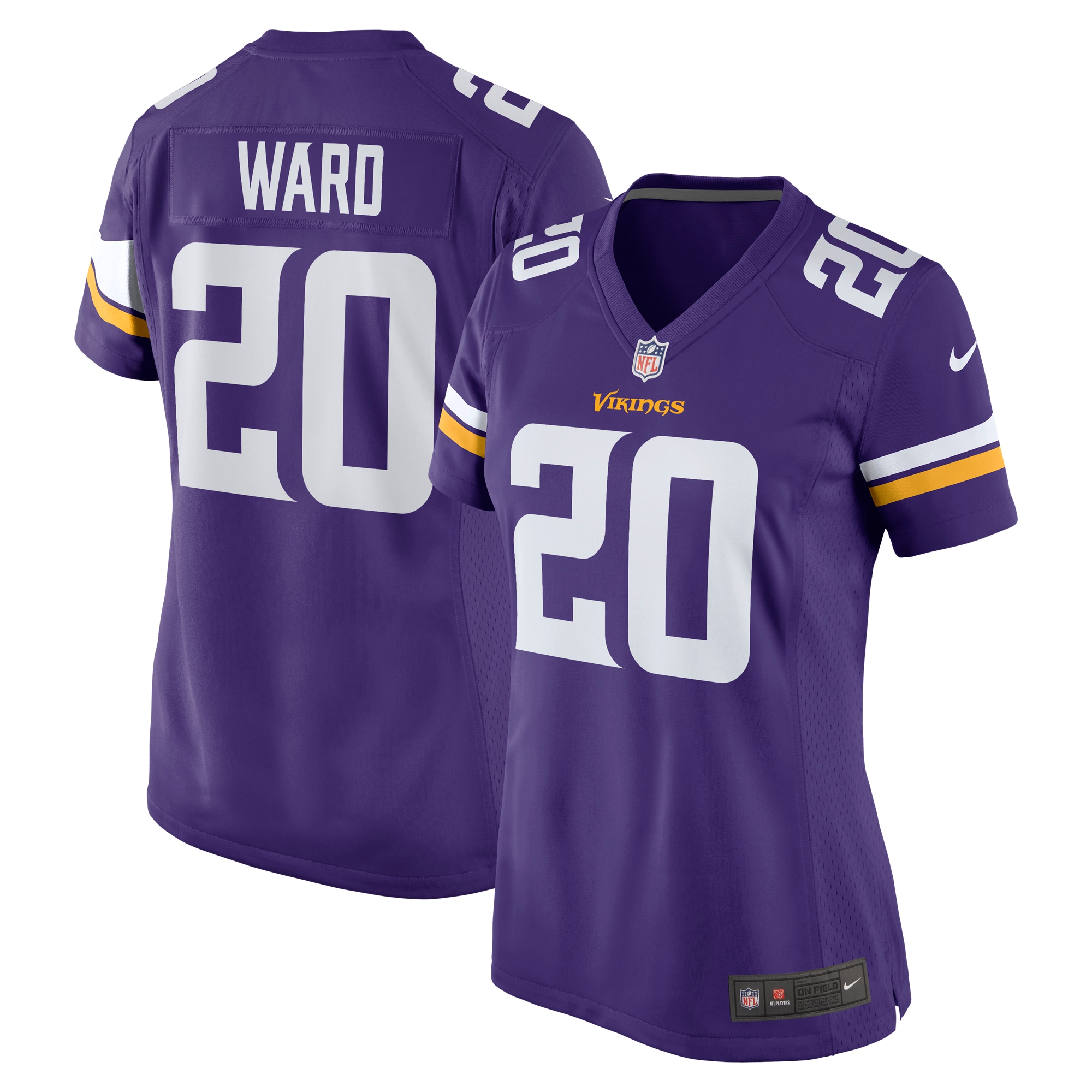 Jay Ward Minnesota Vikings Nike Women's Game Jersey - Purple - PersonalJerseys