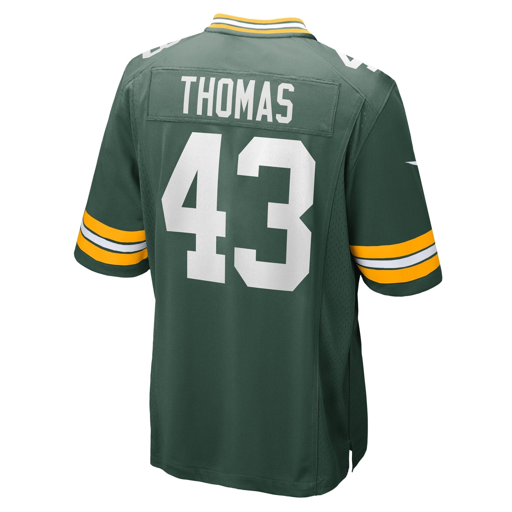 Men's Nike Kiondre Thomas Green Green Bay Packers Game Player Jersey - PersonalJerseys