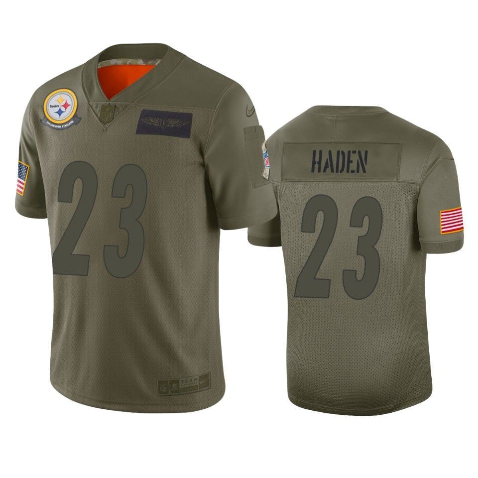 Pittsburgh Steelers Joe Haden Camo 2019 Salute to Service Limited Jersey - Friend Lounge Store - Shop for All Things Jerseys Sports - PersonalJerseys