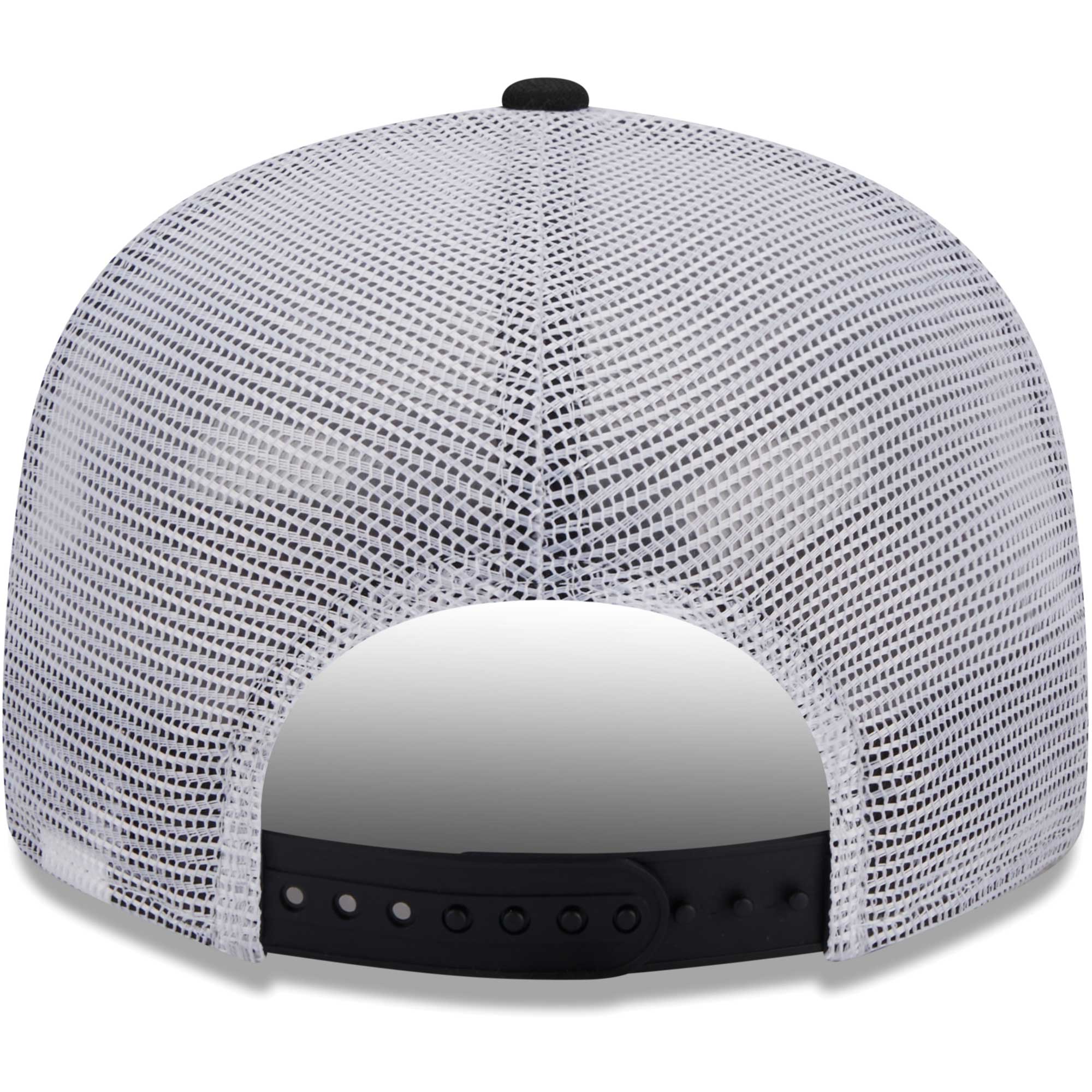 New York Yankees New Era Vert Squared Trucker 9FIFTY Snapback Hat - Black - PersonalJerseys