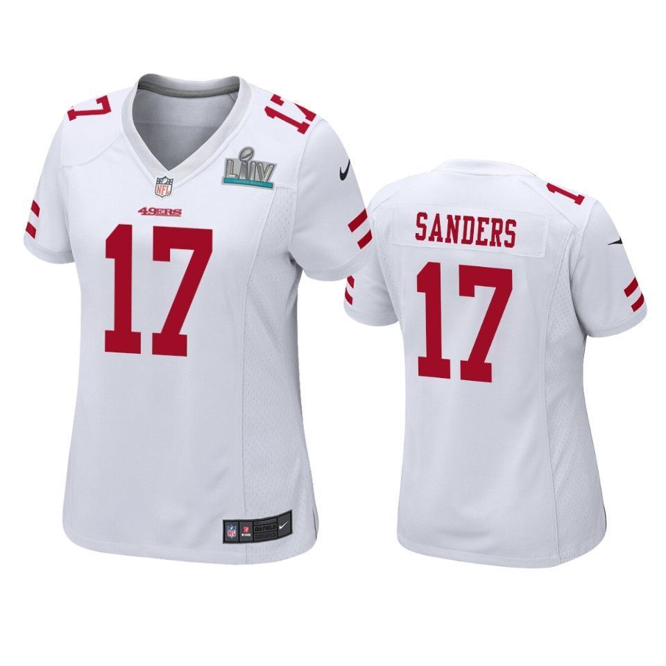 Women's San Francisco 49ers Emmanuel Sanders White Super Bowl LIV Game Jersey - Friend Lounge Store - Shop for All Things Jerseys Sports - PersonalJerseys