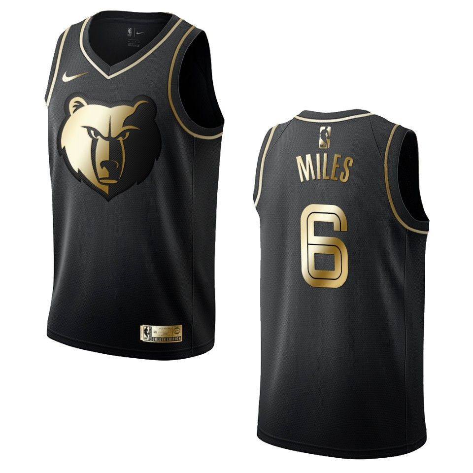 Men's Memphis Grizzlies #6 C.J. Miles Golden Edition Jersey - Black - Friend Lounge Store - Shop for All Things Jerseys Sports - PersonalJerseys