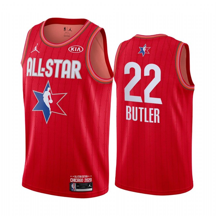 2020 NBA All-Star Game Jersey Reserves Miami Heat Jimmy Butler #22 Red - Friend Lounge Store - Shop for All Things Jerseys Sports - PersonalJerseys