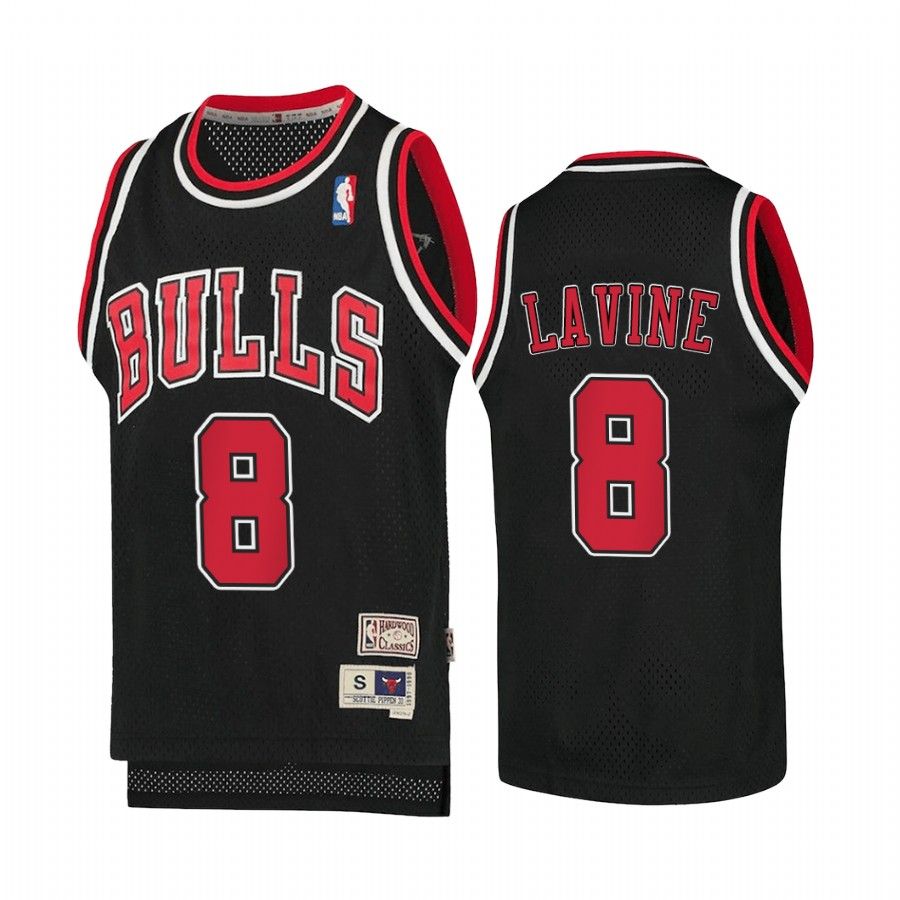 Zach LaVine Chicago Bulls Hardwood Classics youth Jersey - Black - Friend Lounge Store - Shop for All Things Jerseys Sports - PersonalJerseys