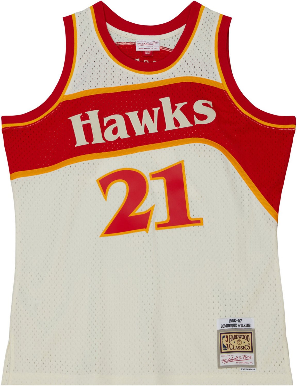 Mitchell &Ness Men's Atlanta Hawks Dominique Wilkins #21 Energy Jersey - PersonalJerseys