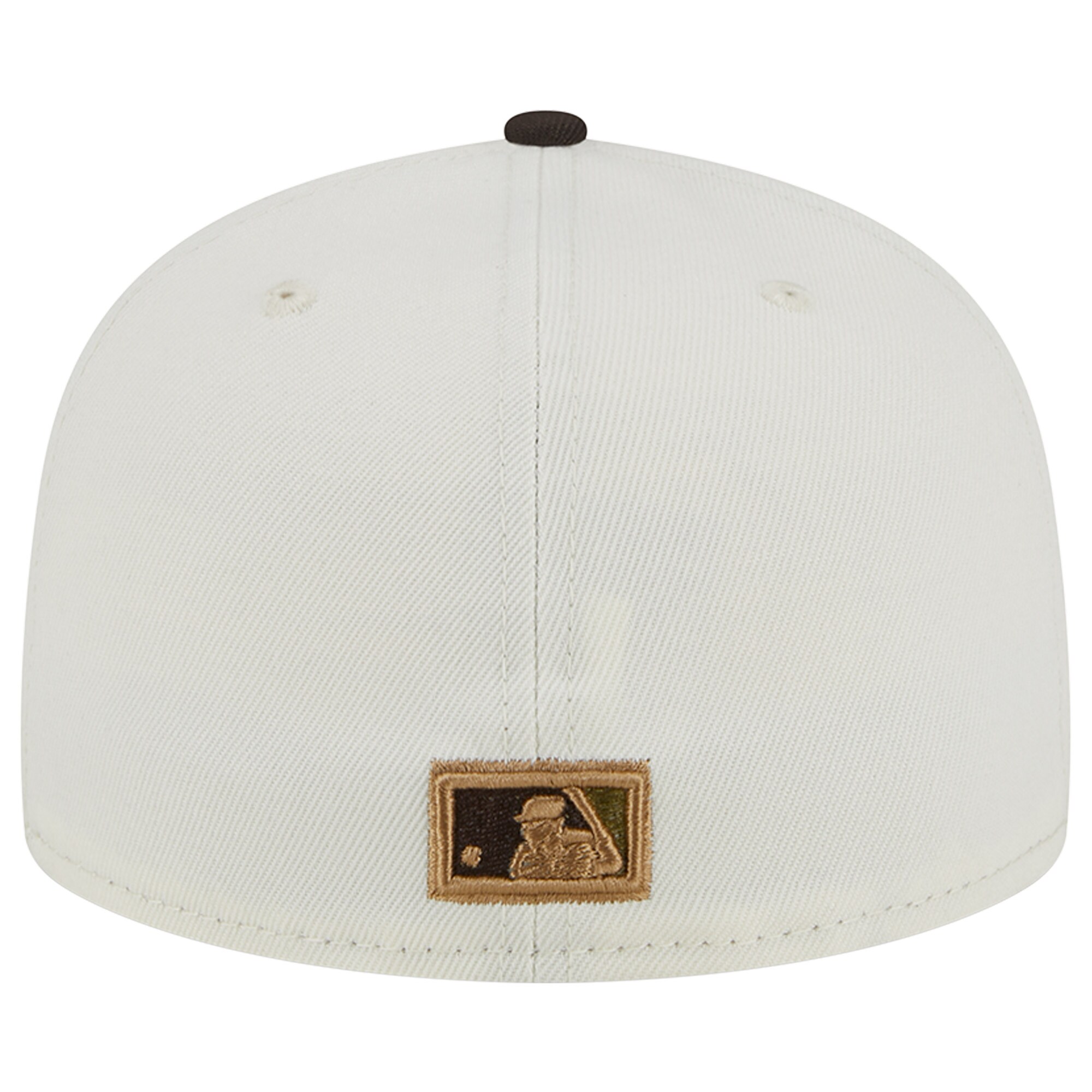 New York Yankees New Era 1956 World Series 59FIFTY Fitted Hat - White/Brown - PersonalJerseys