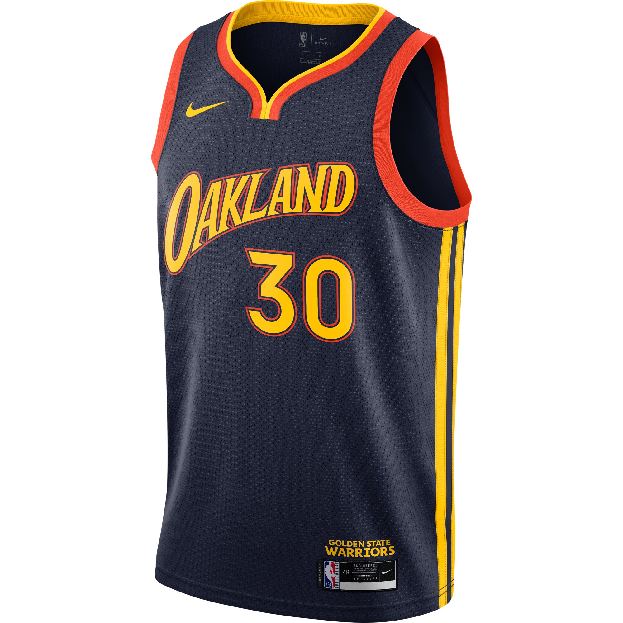 Stephen Curry Golden State Warriors Nike 2020/21 Swingman Player Jersey Navy - City Edition - PersonalJerseys