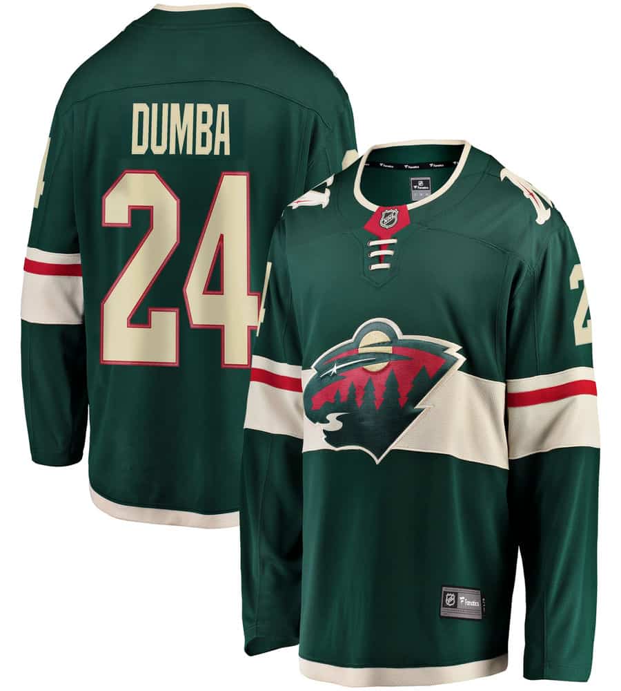 Matt Dumba Minnesota Wild Breakaway Player Jersey - Green - Friend Lounge Store - Shop for All Things Jerseys Sports - PersonalJerseys