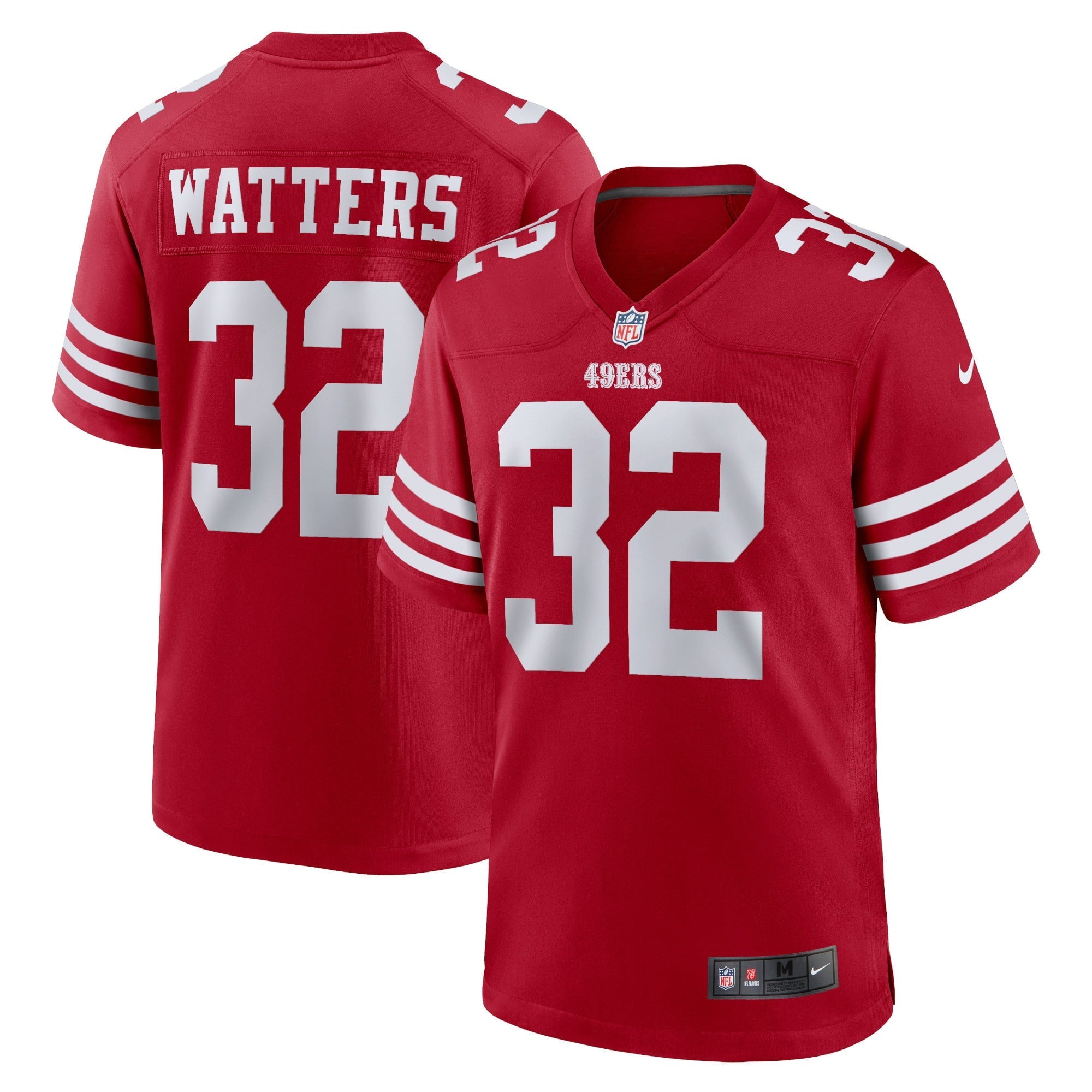 Men's Nike Ricky Watters Scarlet San Francisco 49ers Retired Player Game Jersey - PersonalJerseys