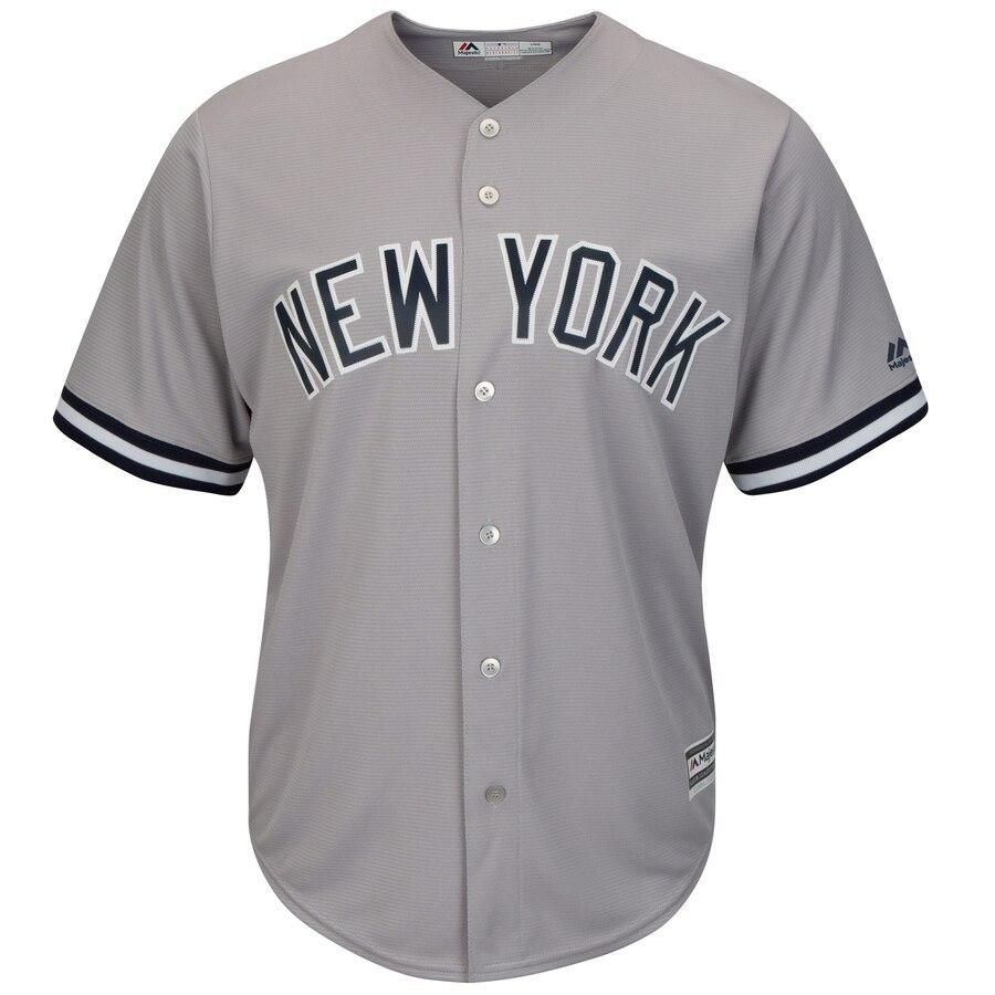 Giancarlo Stanton New York Yankees Majestic Cool Base Player Jersey - Gray - Friend Lounge Store - Shop for All Things Jerseys Sports - PersonalJerseys