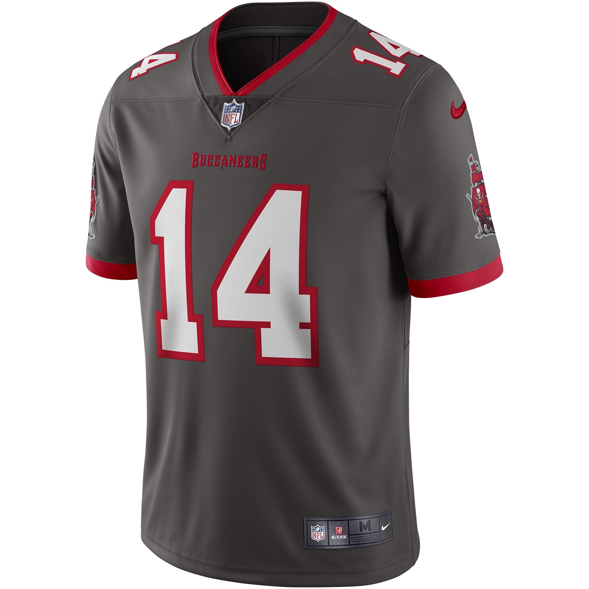 Men's Nike Chris Godwin Pewter Tampa Bay Buccaneers Alternate Vapor Limited Jersey - PersonalJerseys