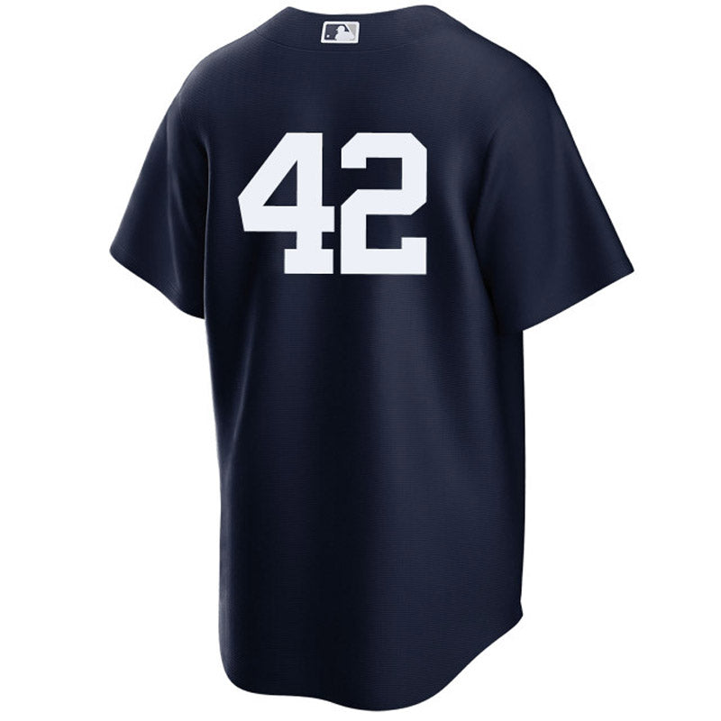 Men's New York Yankees Mariano Rivera Replica Alternate Jersey - Navy - Sports Wear Jersey - PersonalJerseys
