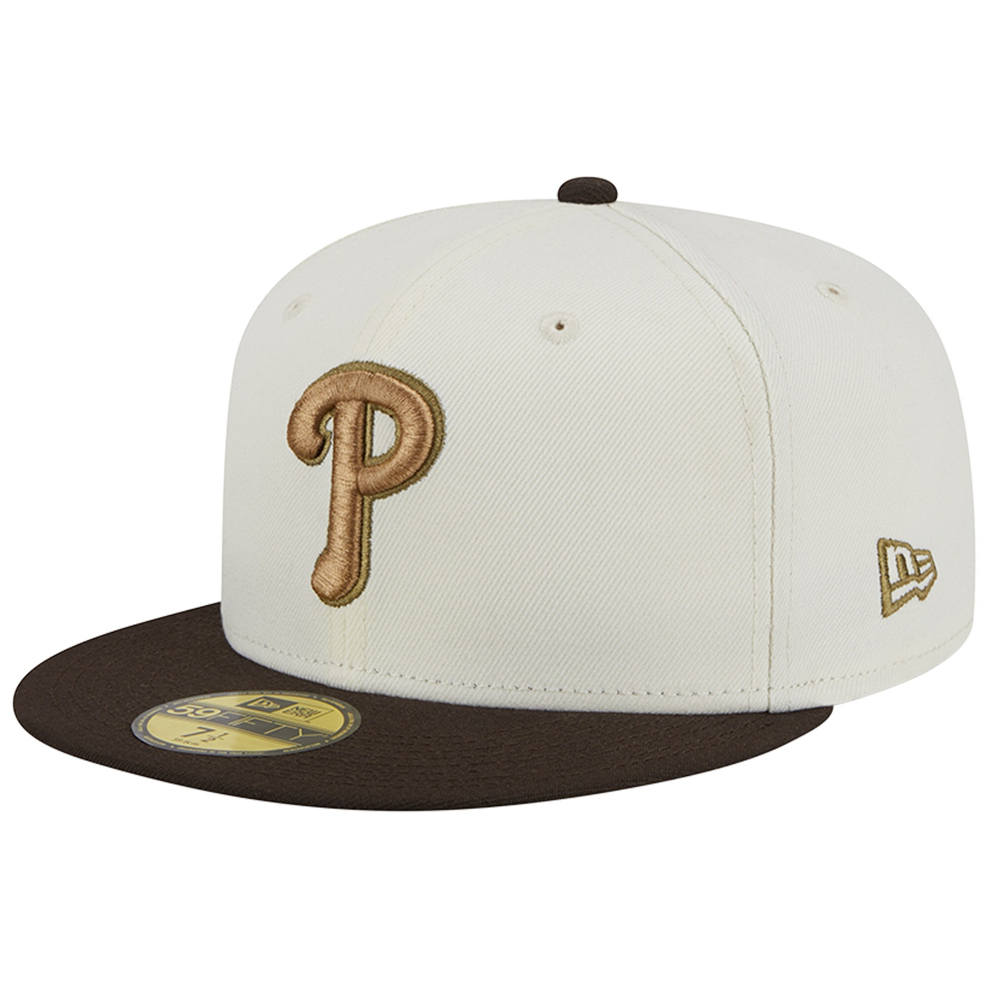 Philadelphia Phillies New Era 1996 MLB All-Star Game 59FIFTY Fitted Hat - White/Brown - PersonalJerseys