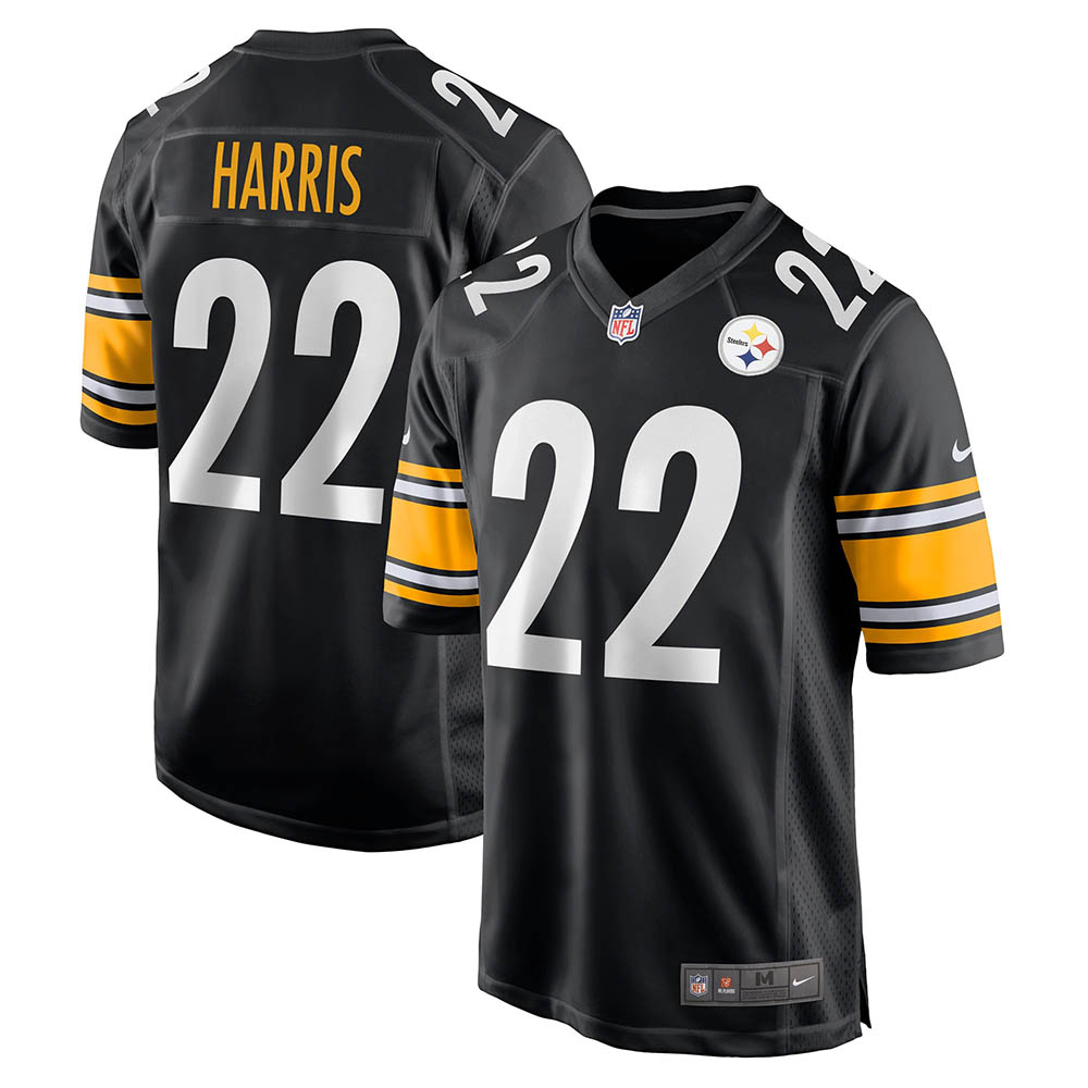 Men's Pittsburgh Steelers Najee Harris Game Jersey Black - PersonalJerseys