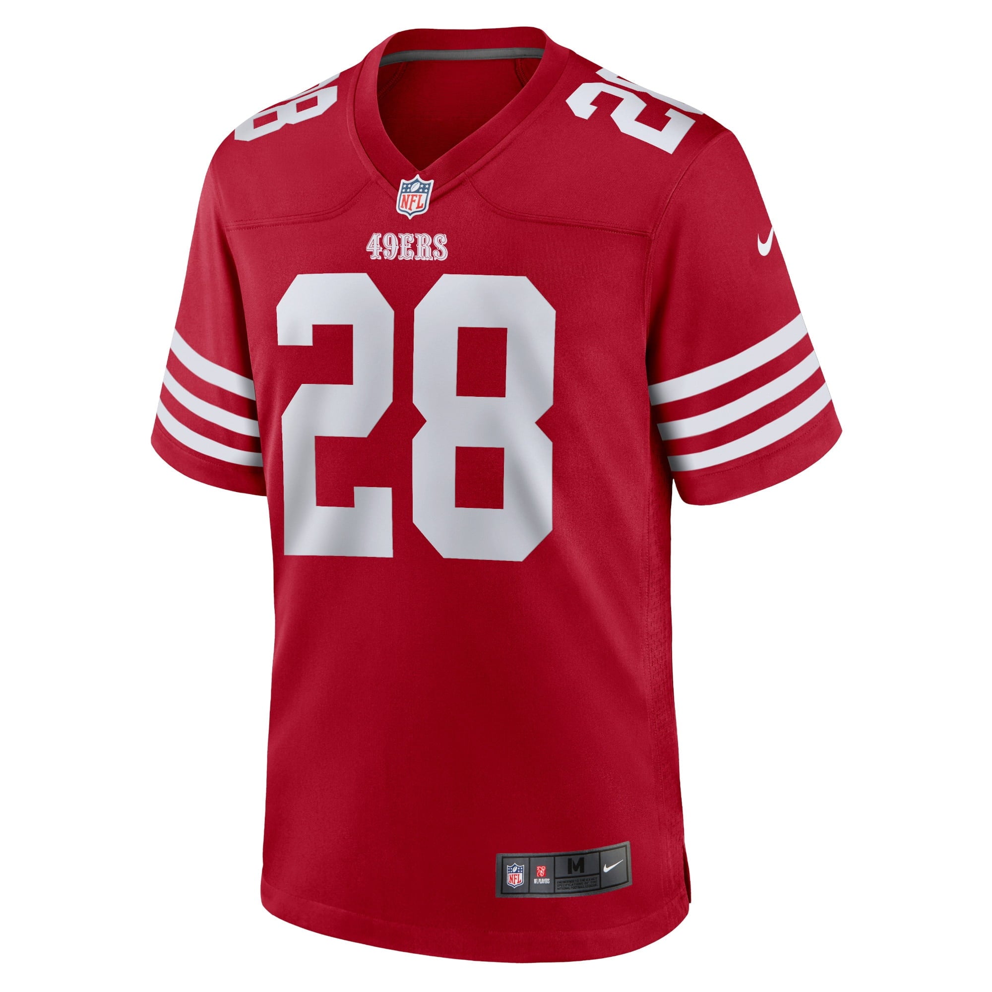 Men's Nike Trey Sermon Scarlet San Francisco 49ers Player Game Jersey - PersonalJerseys