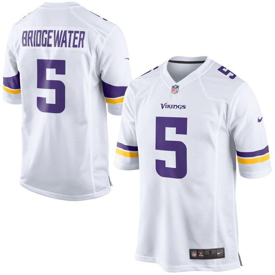 Teddy Bridgewater Minnesota Vikings Game Jersey - White - Friend Lounge Store - Shop for All Things Jerseys Sports - PersonalJerseys