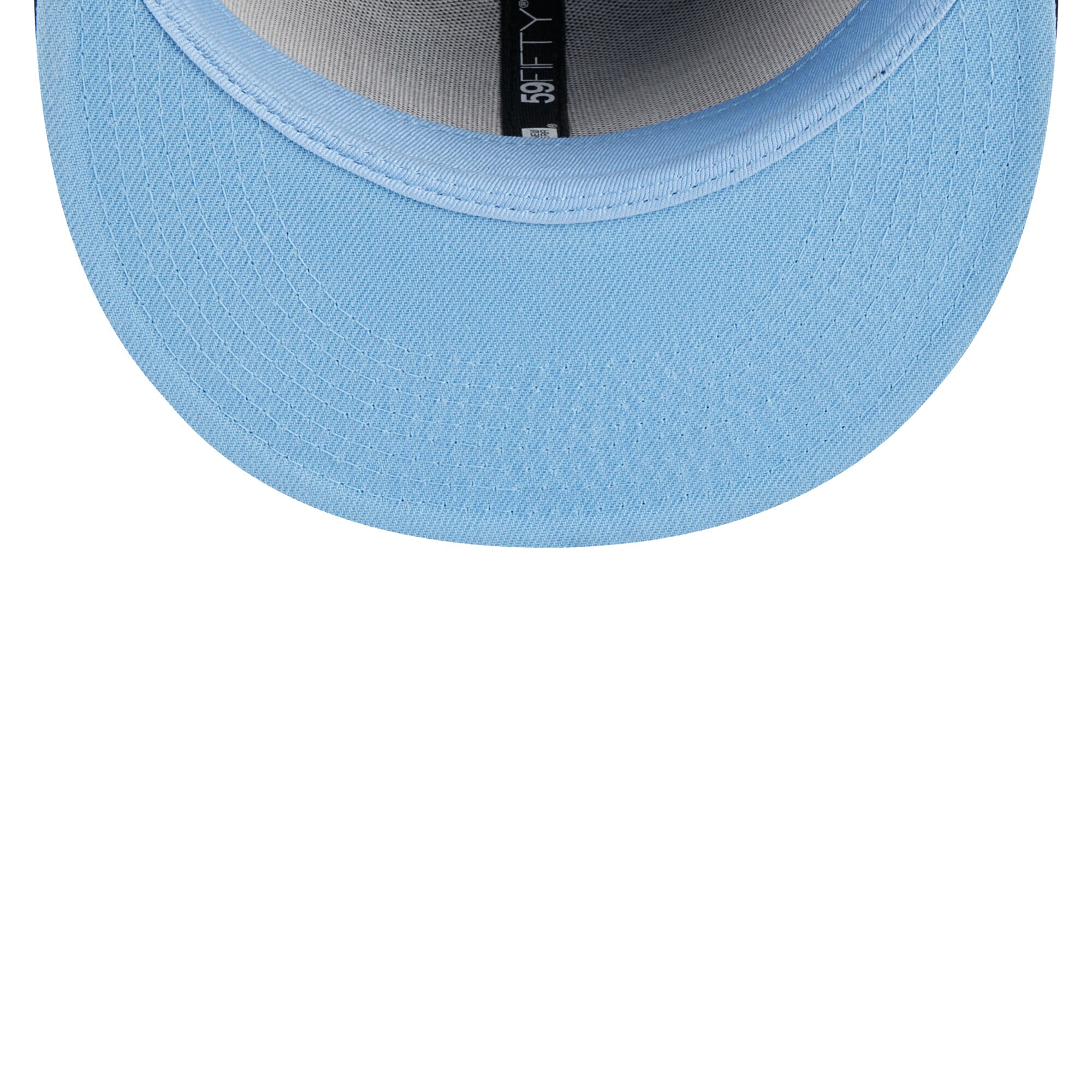 Washington Nationals New Era Pastel Undervisor 59FIFTY Fitted Hat - Black - PersonalJerseys