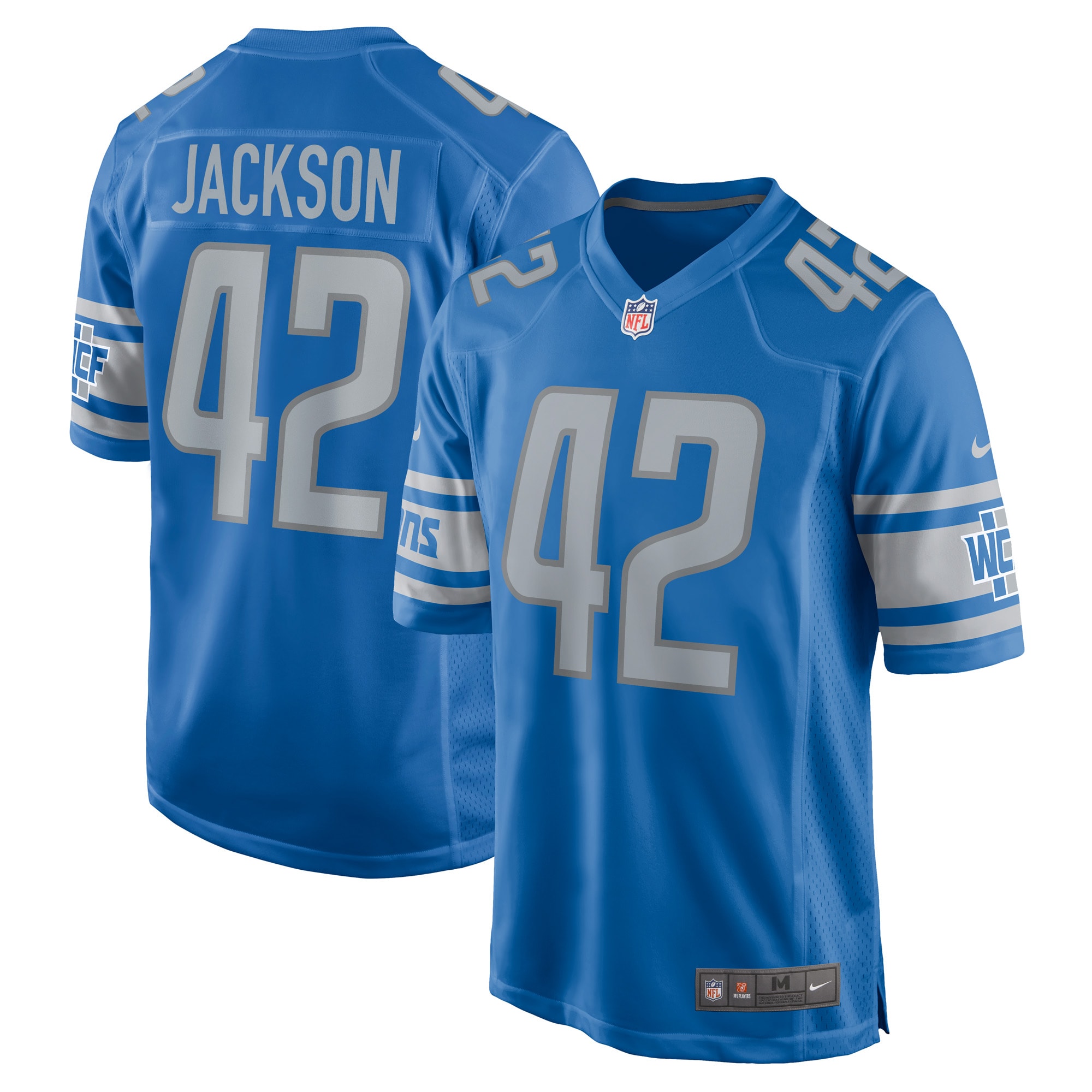 Detroit Lions Justin Jackson Blue Player Game Jersey for Youth Women Men - Friend Lounge Store - Shop for All Things Jerseys Sports - PersonalJerseys