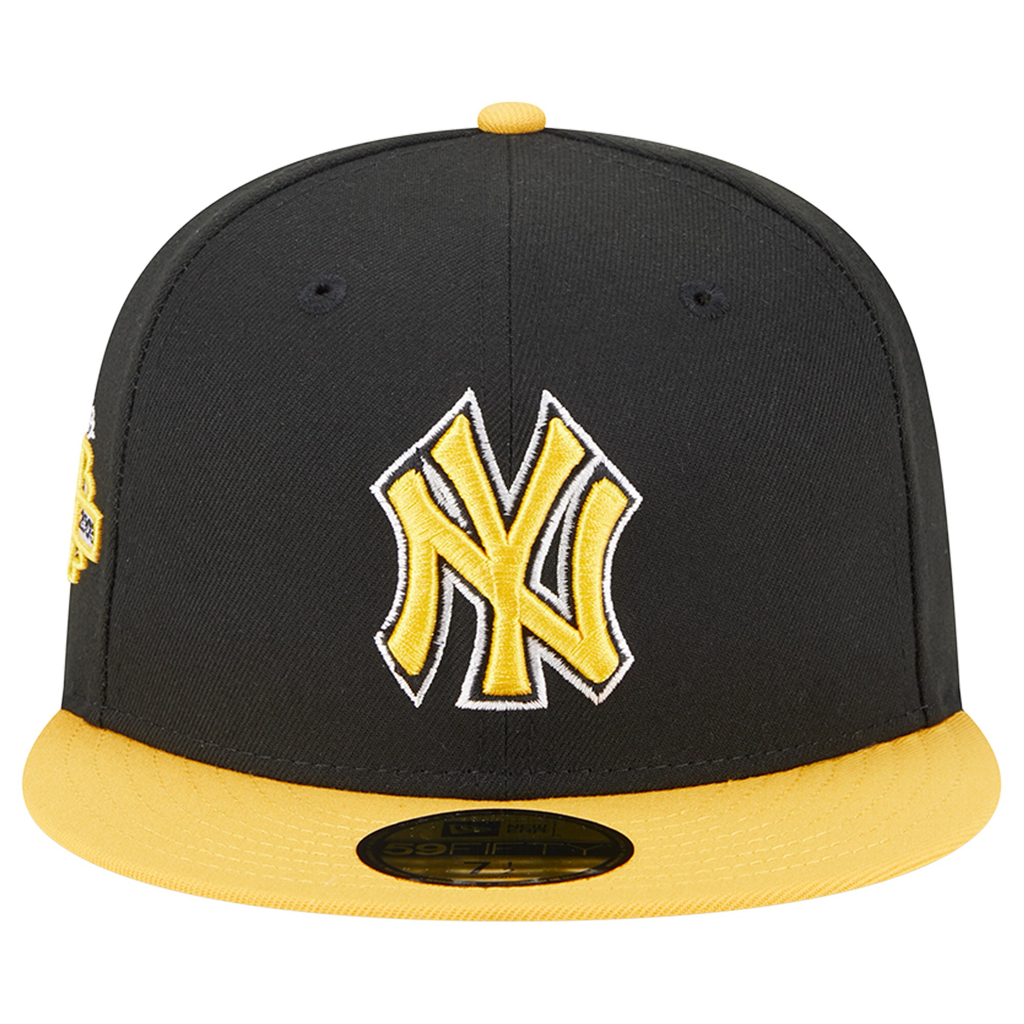 New York Yankees New Era 59FIFTY Fitted Hat - Black/Gold - PersonalJerseys