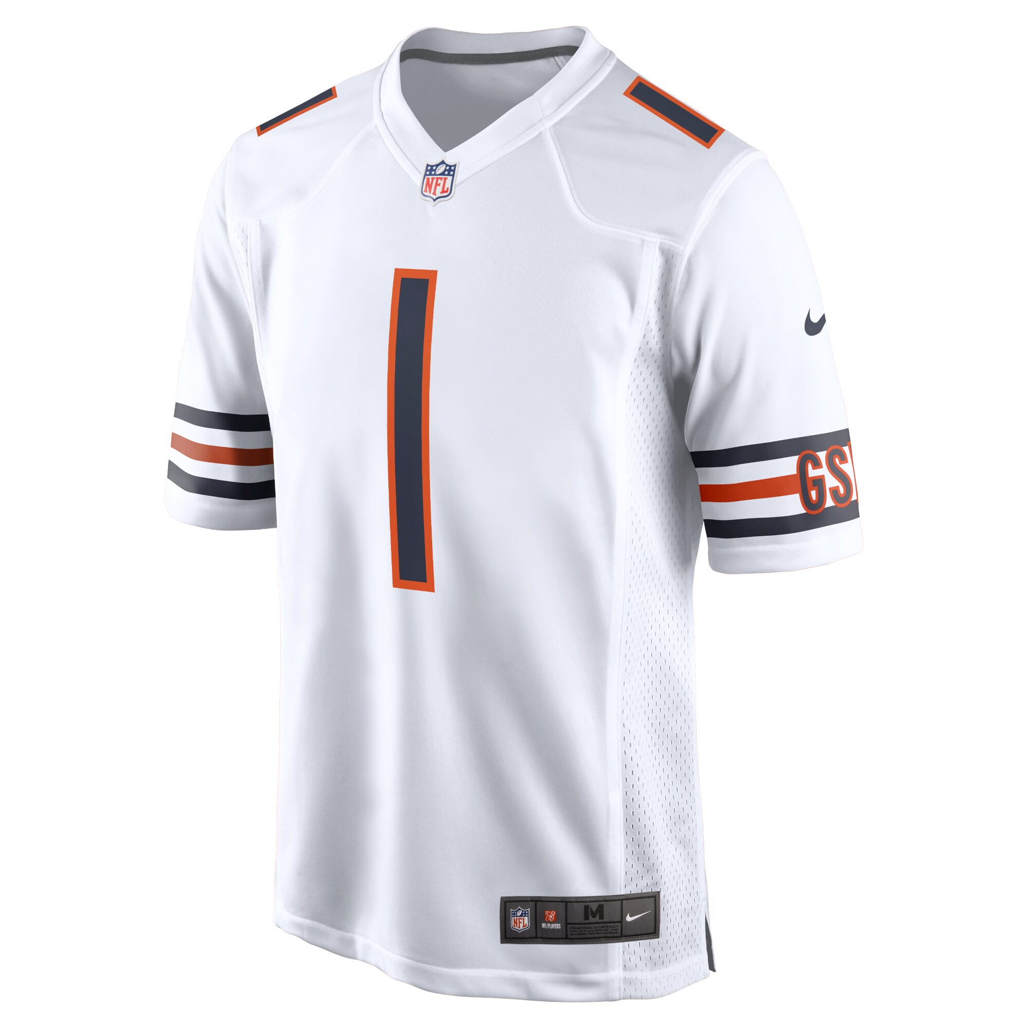 Justin Fields Chicago Bears Nike Youth Game Jersey - White - PersonalJerseys