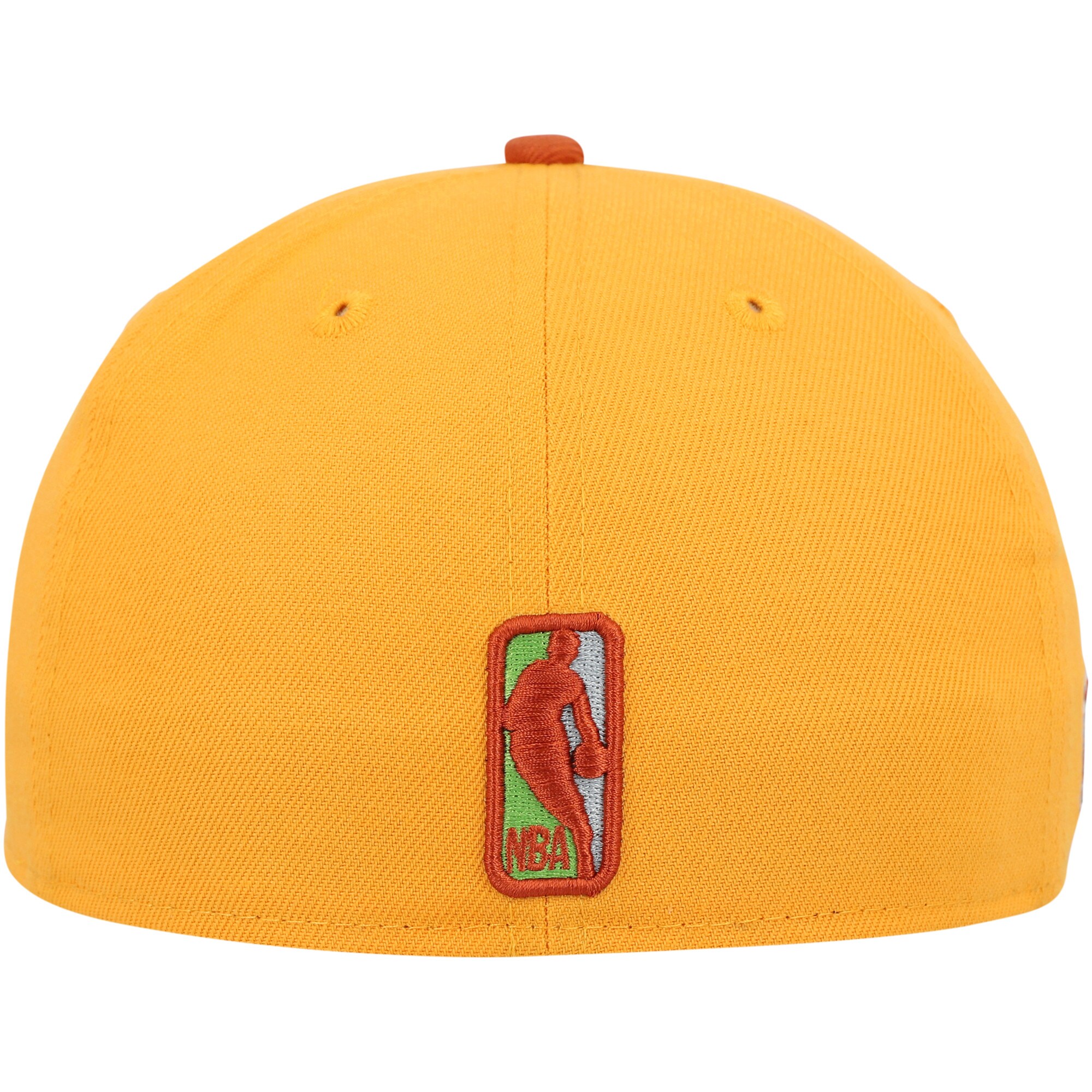 Chicago Bulls New Era 59FIFTY Fitted Hat - Gold/Rust - PersonalJerseys