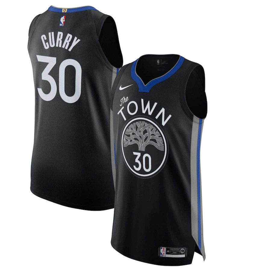 Stephen Curry Golden State Warriors 201920 Finished Jersey Black - City Edition - Friend Lounge Store - Shop for All Things Jerseys Sports - PersonalJerseys