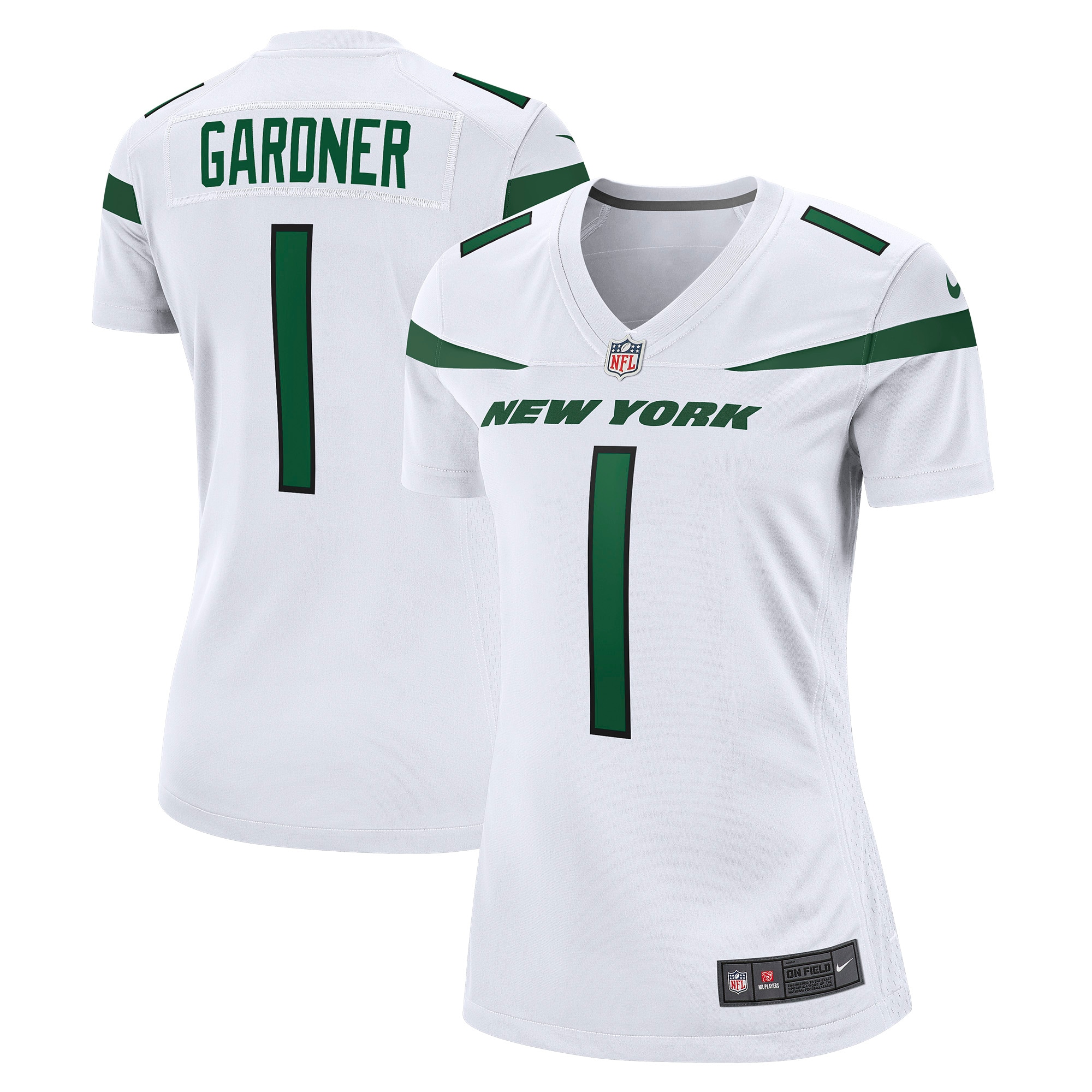 Ahmad Sauce Gardner New York Jets Nike Women's Player Jersey - White - PersonalJerseys