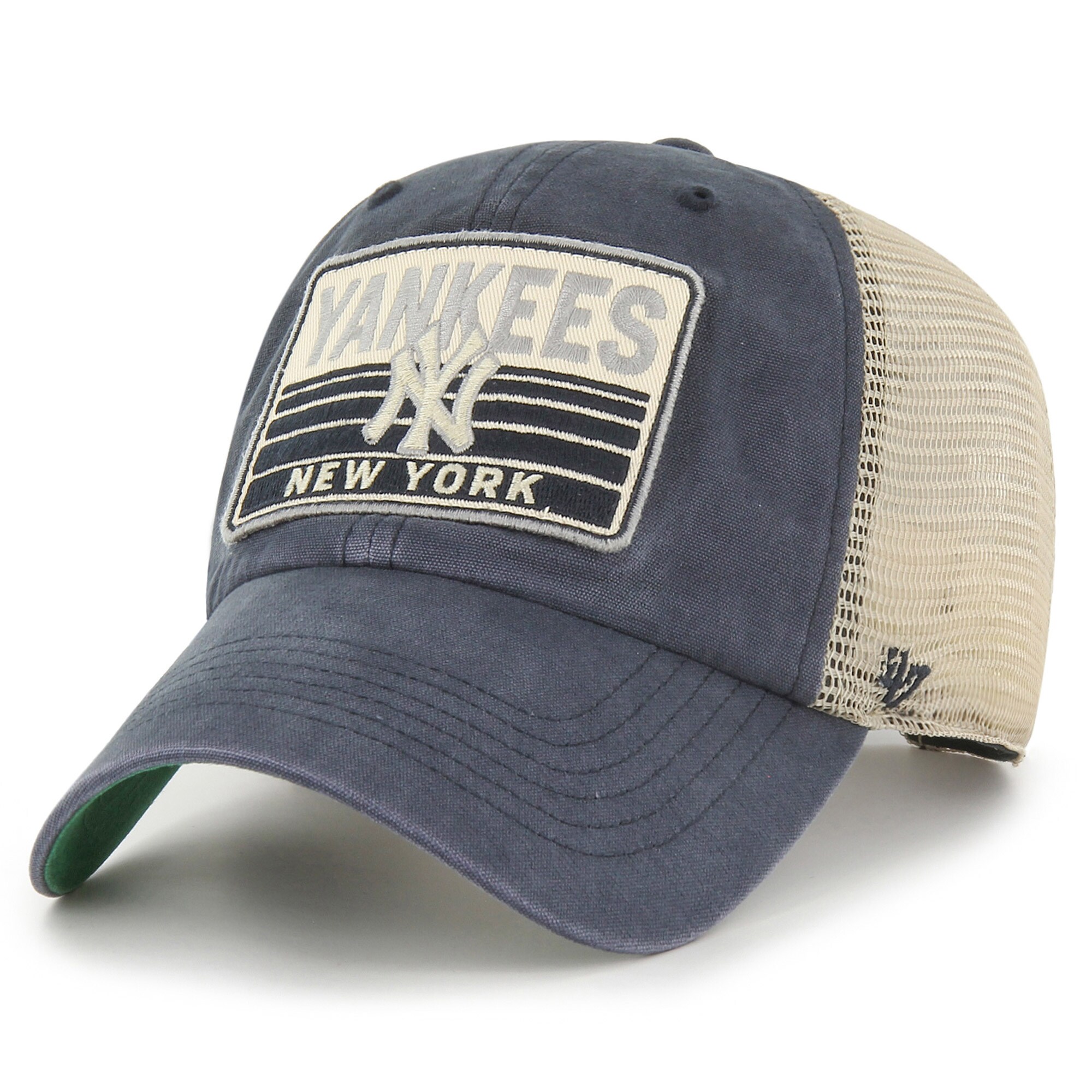 New York Yankees '47 Four Stroke Clean Up Trucker Snapback Hat - Navy - PersonalJerseys