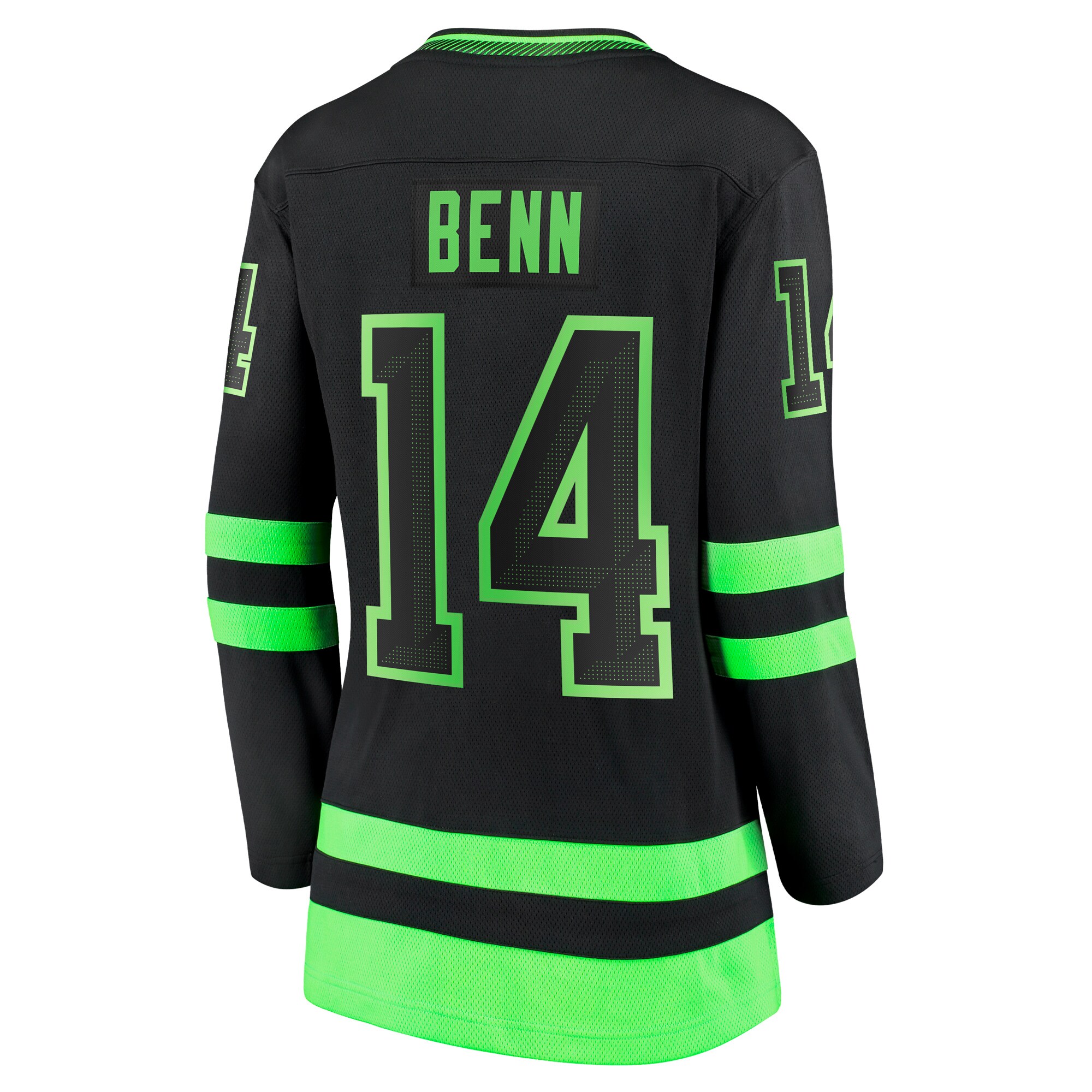 Jamie Benn Dallas Stars Fanatics Branded Women's 2020/21 Alternate Premier Breakaway Player Jersey - Black - PersonalJerseys