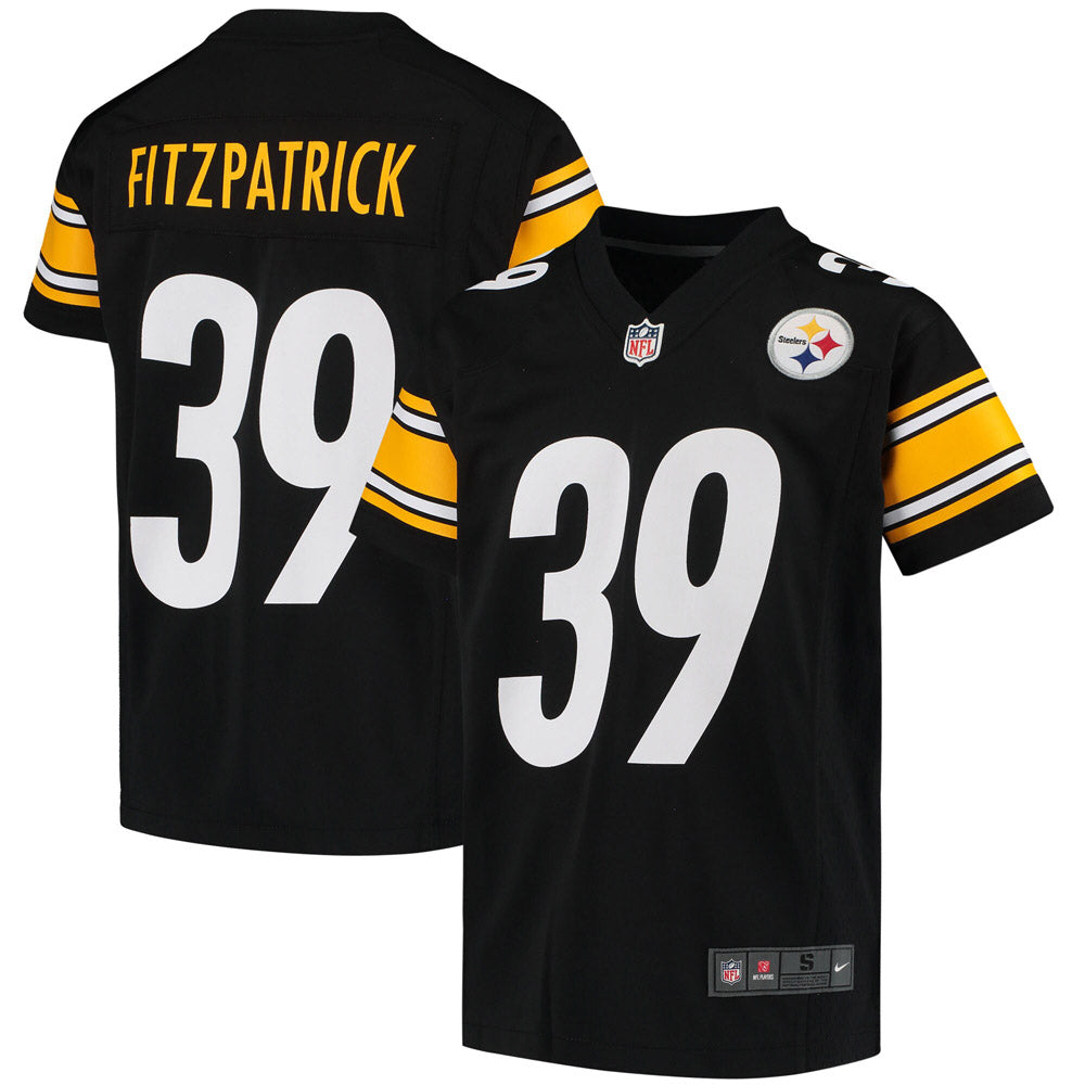 Youth Pittsburgh Steelers Minkah Fitzpatrick Game Jersey Black - Sports Wear Jersey - PersonalJerseys